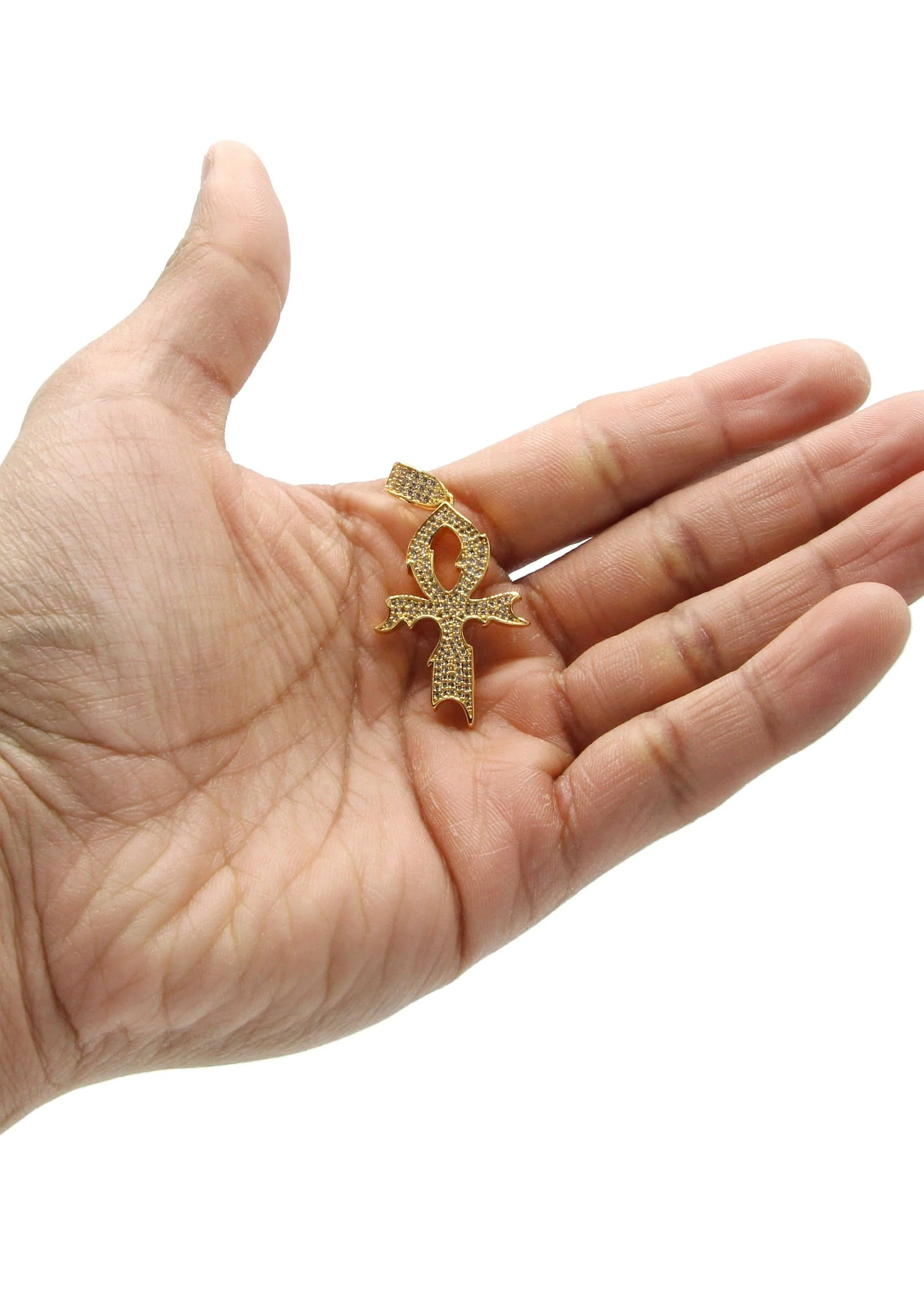 Mens Gold Plated Cross Pendant | 5.4 Grams - Image 4