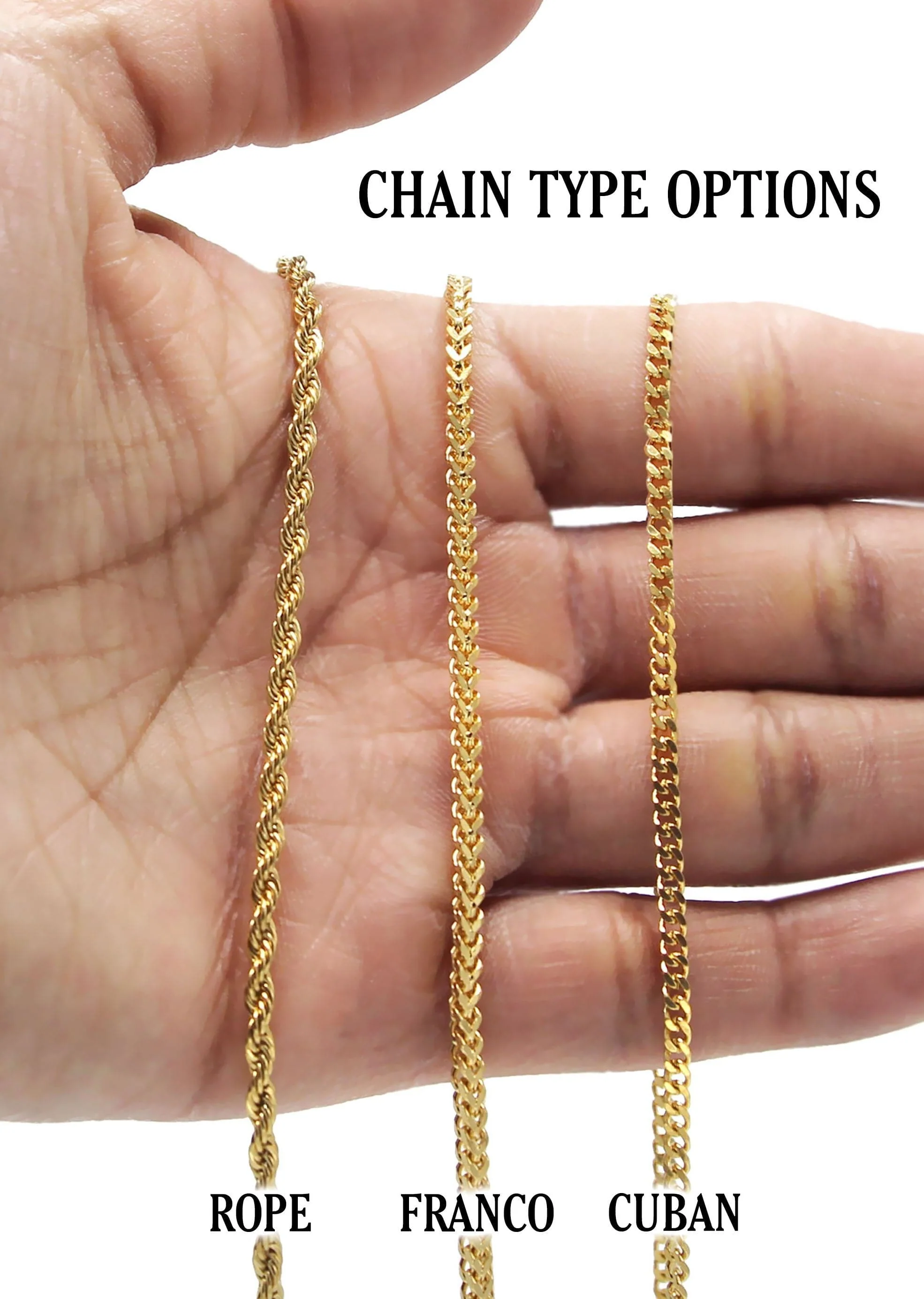Mens Gold Plated Cuban Link Chain & Angel Pendant | Appx. 19.4 Grams - Image 7