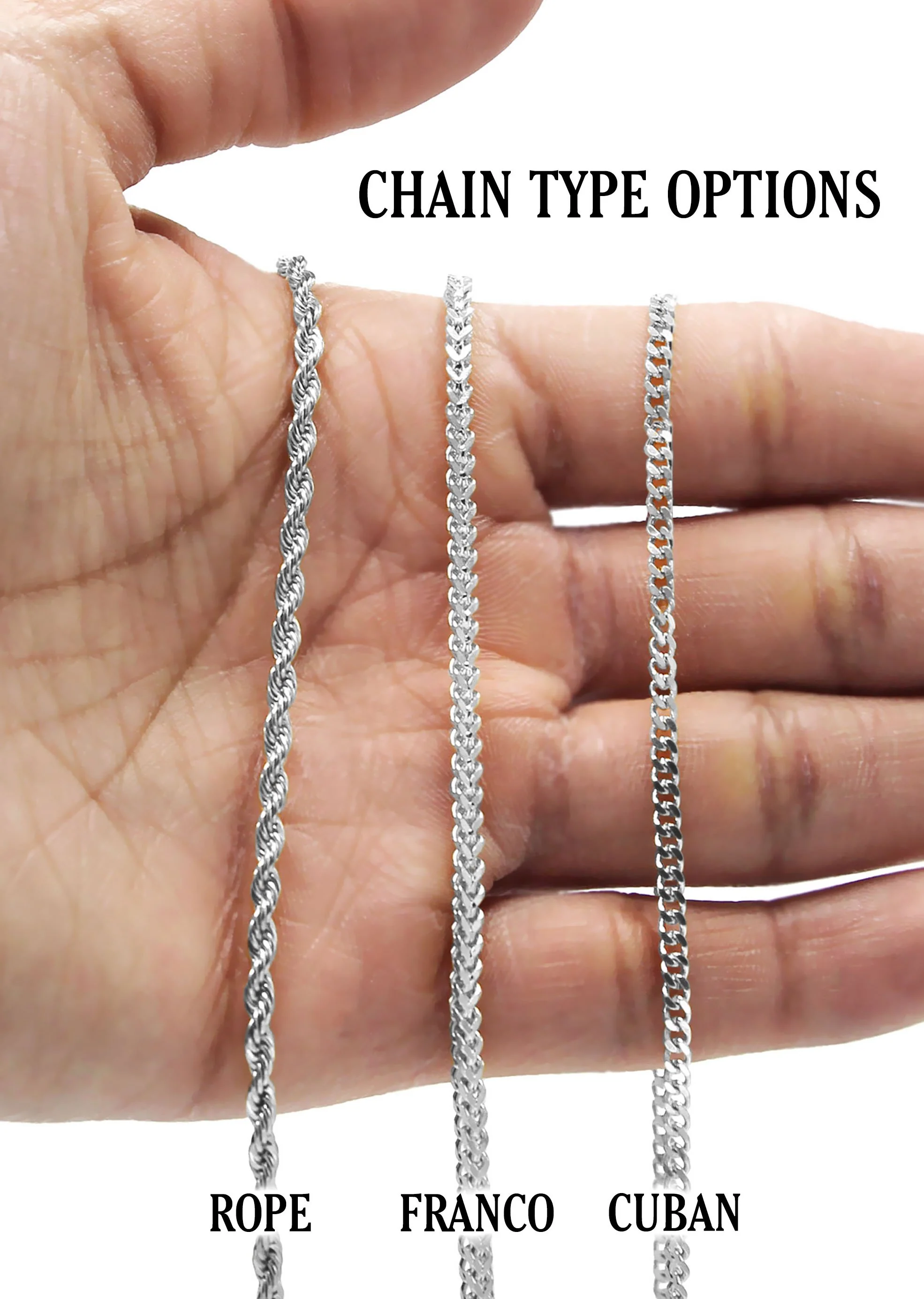 White Gold Plated Cuban Link Chain & Goat Pendant | Appx. 14.5 Grams - Image 6