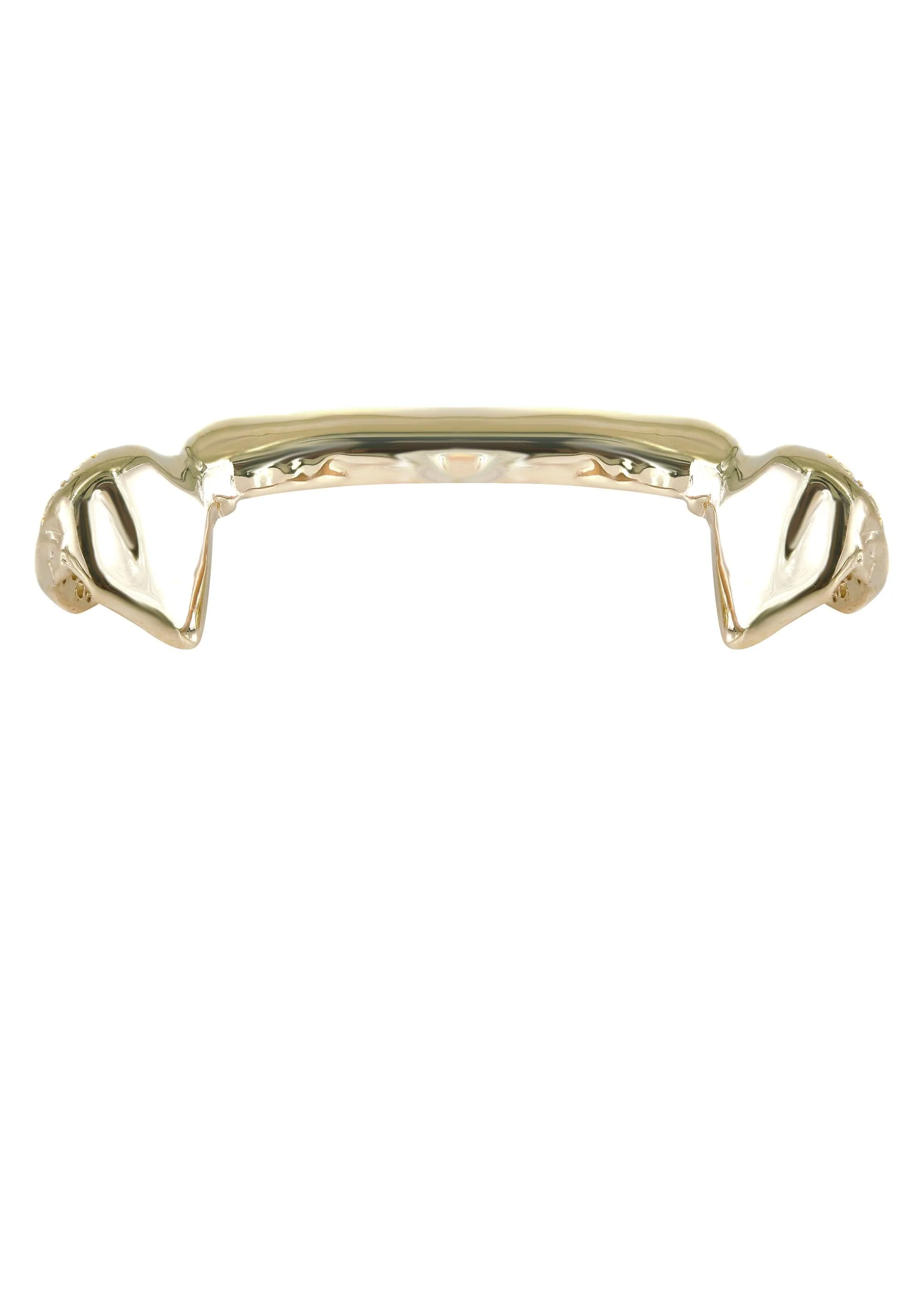 Gold 6 Teeth Full Diamond Bar Grills - Image 3