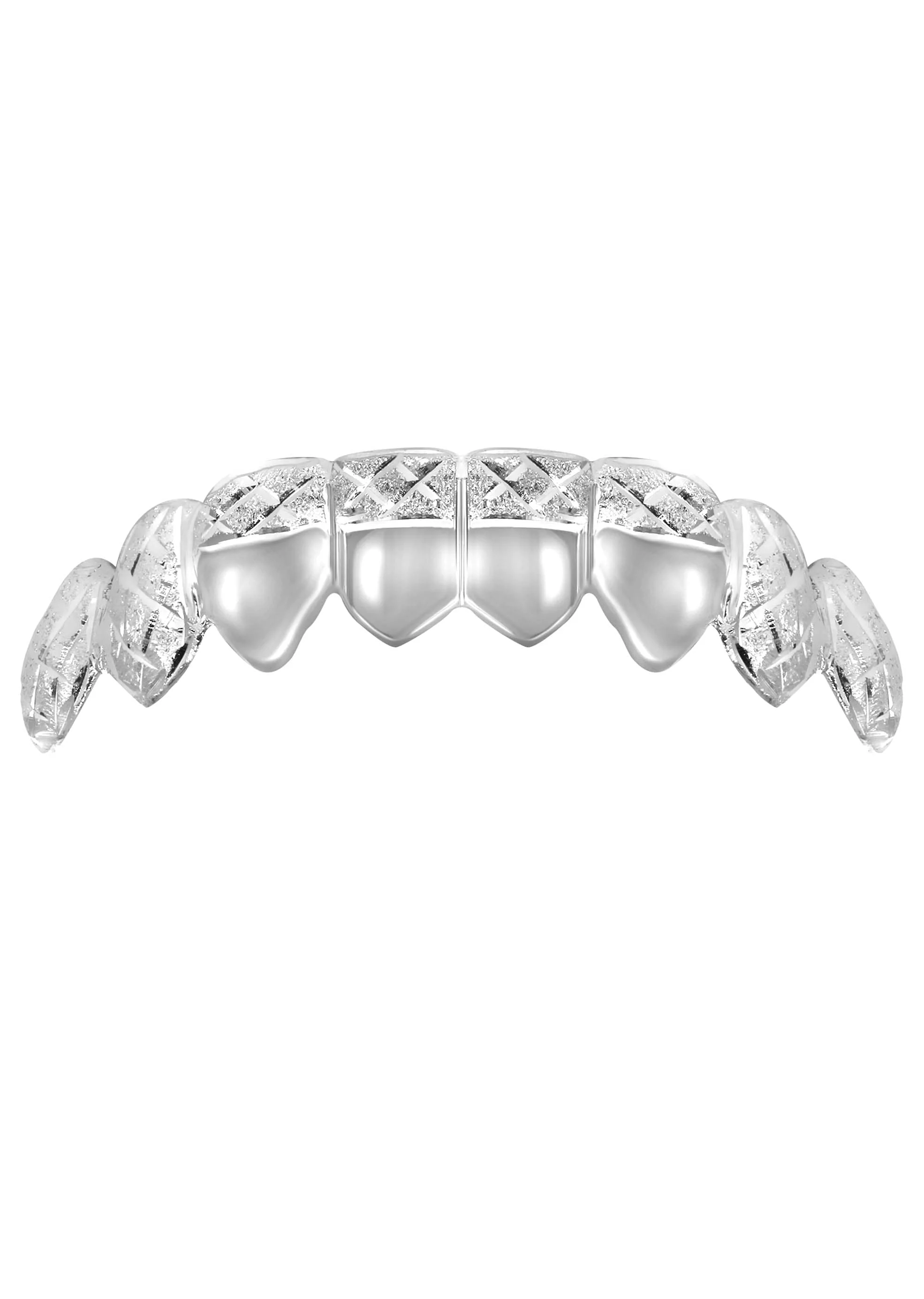 Gold 8 Teeth Diamond Cut Grills