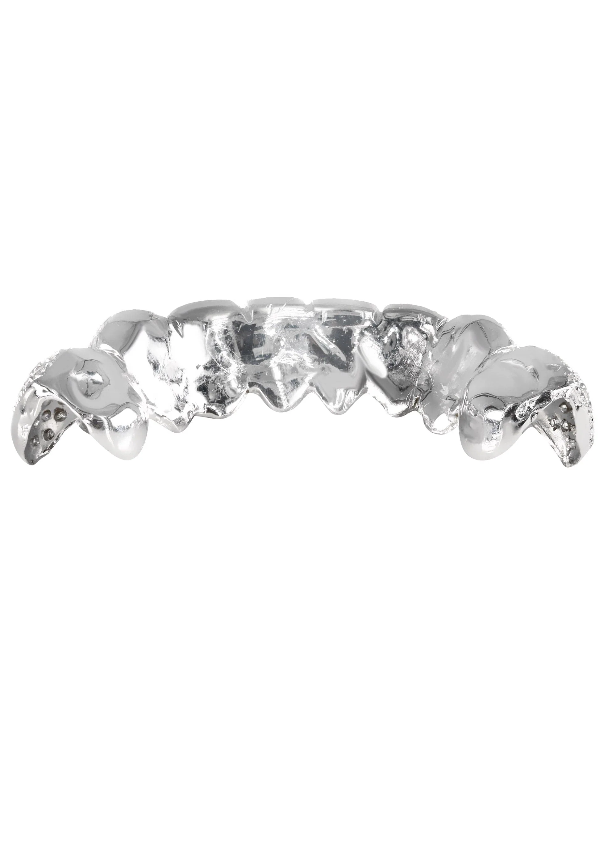 Gold 8 Teeth Diamond Full Diamond Grills - Image 3