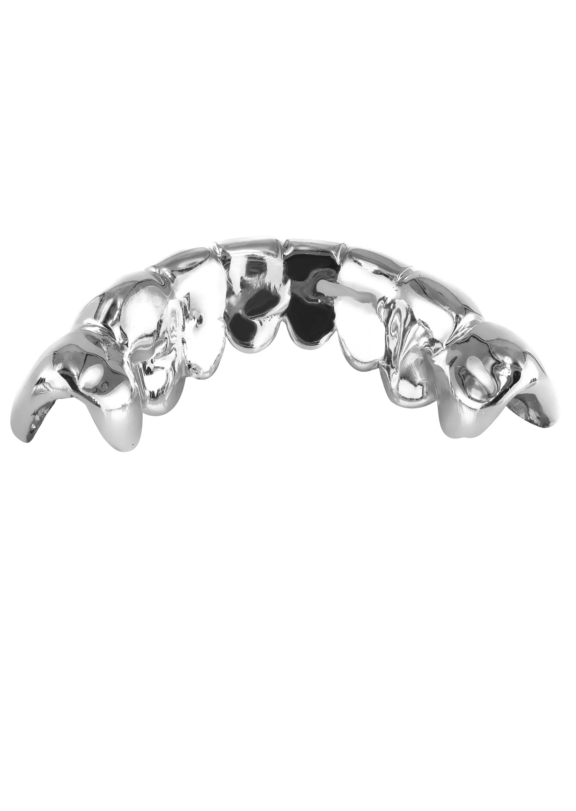 Gold 10 Teeth Diamond Cut Grillz - Image 3