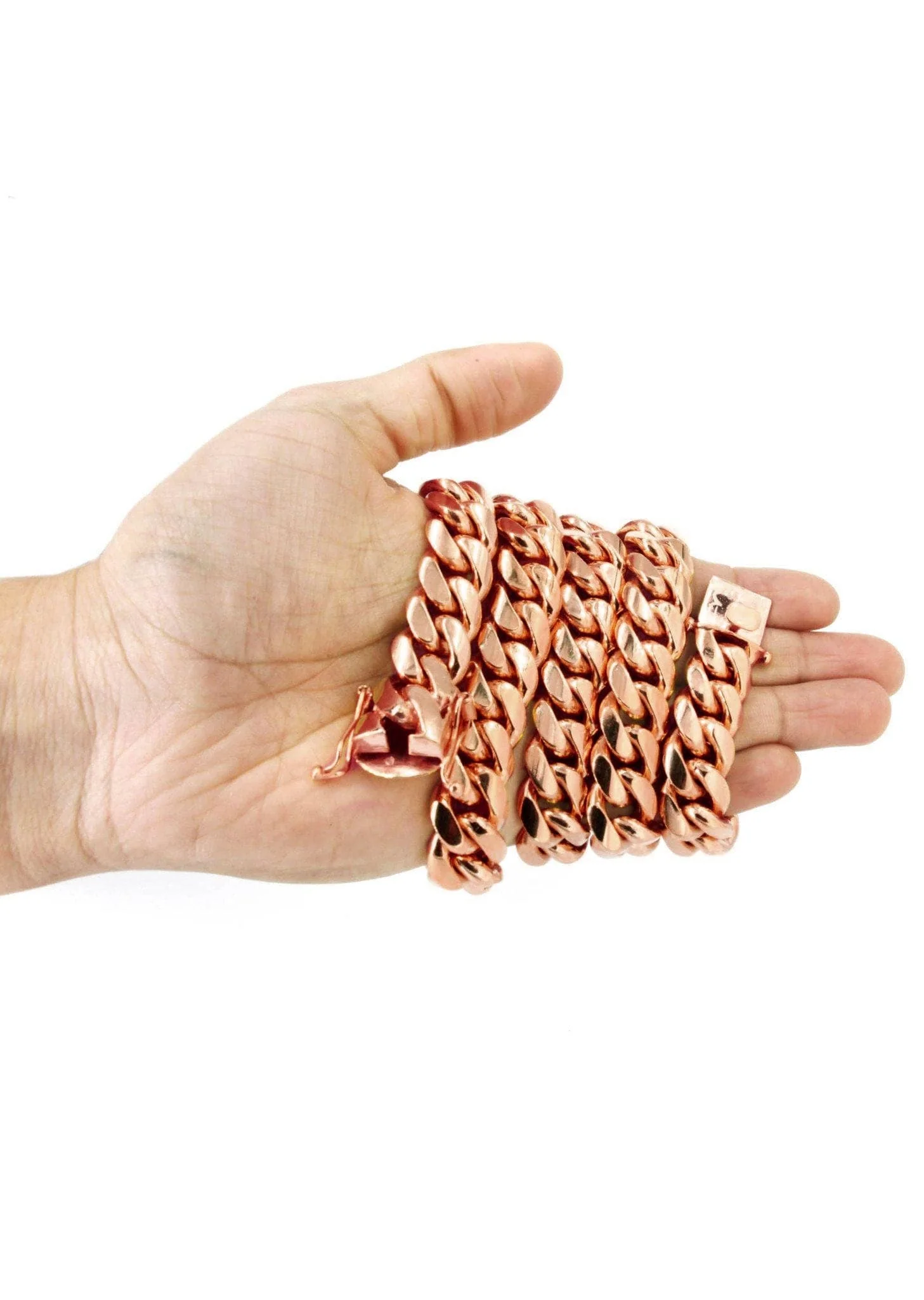 Heavy Solid Rose Gold Miami Cuban Link Chain Customizable (10MM-20MM) - Image 7