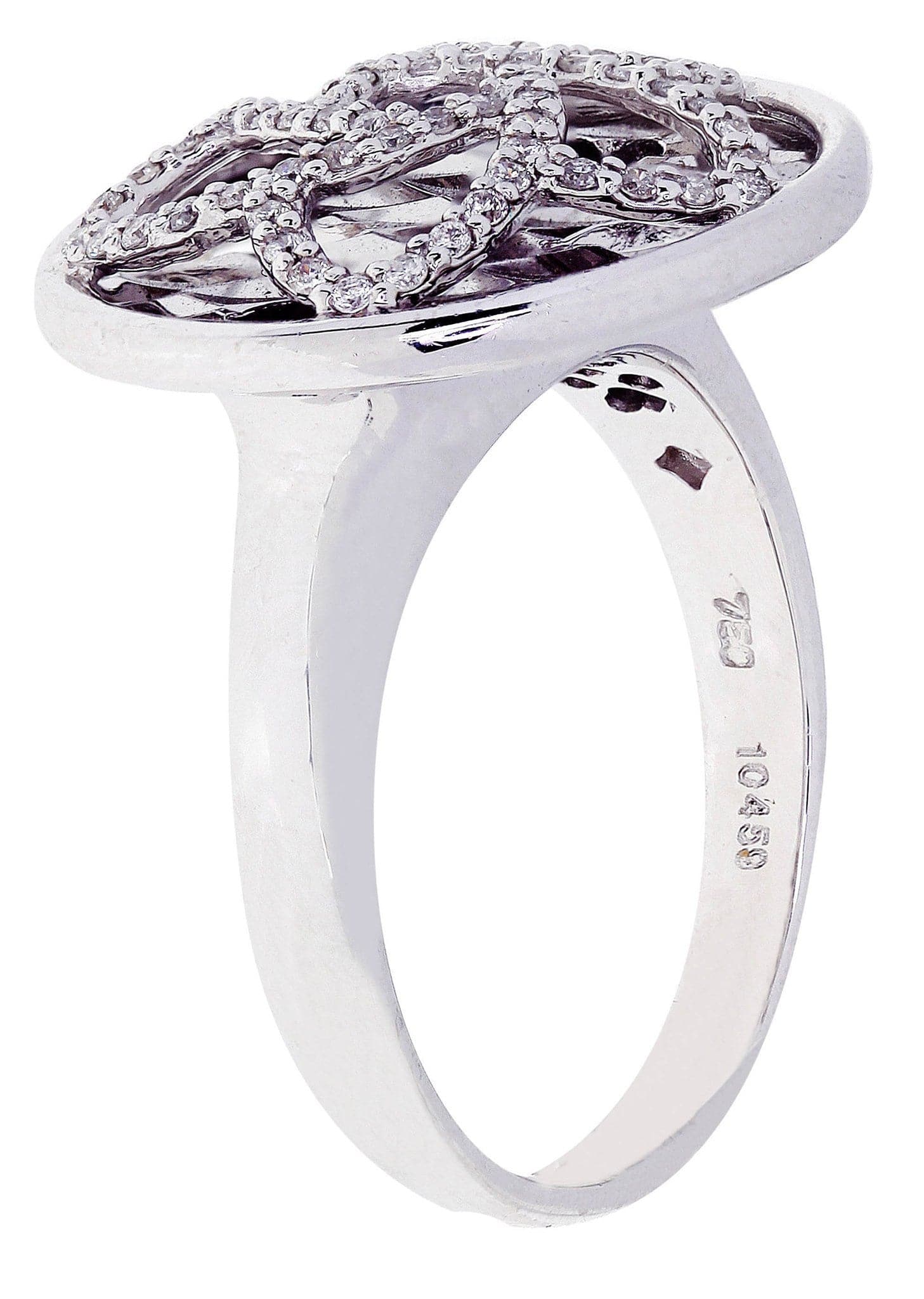 White Gold Mens Diamond Ring| 0.26 Carats| 8.03 Grams - Image 2