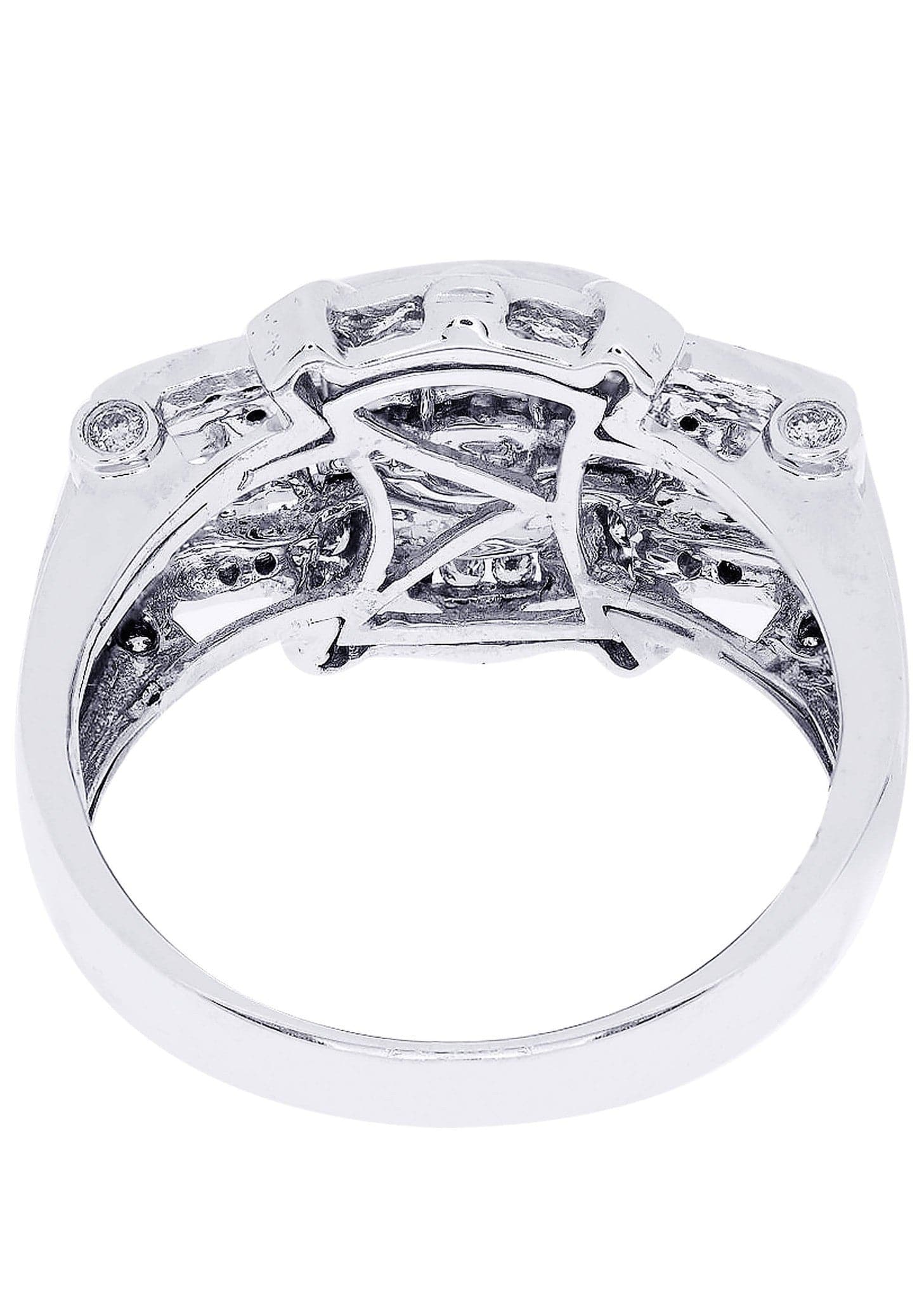 White Gold Mens Diamond Ring| 0.33 Carats| 8.69 Grams - Image 3