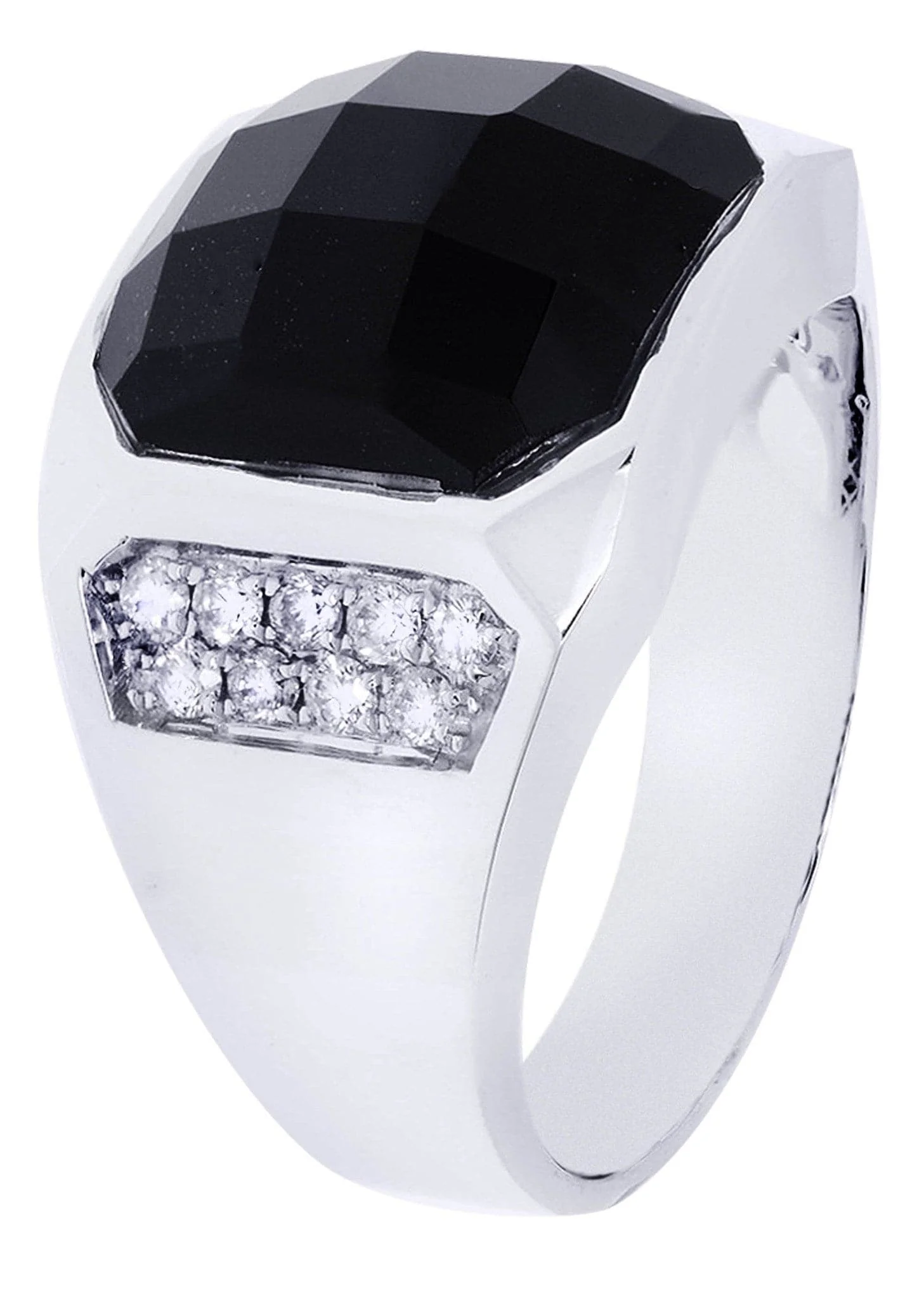 White Gold Pinky Diamond Ring| 0.37 Carats| 10.03 Grams - Image 2