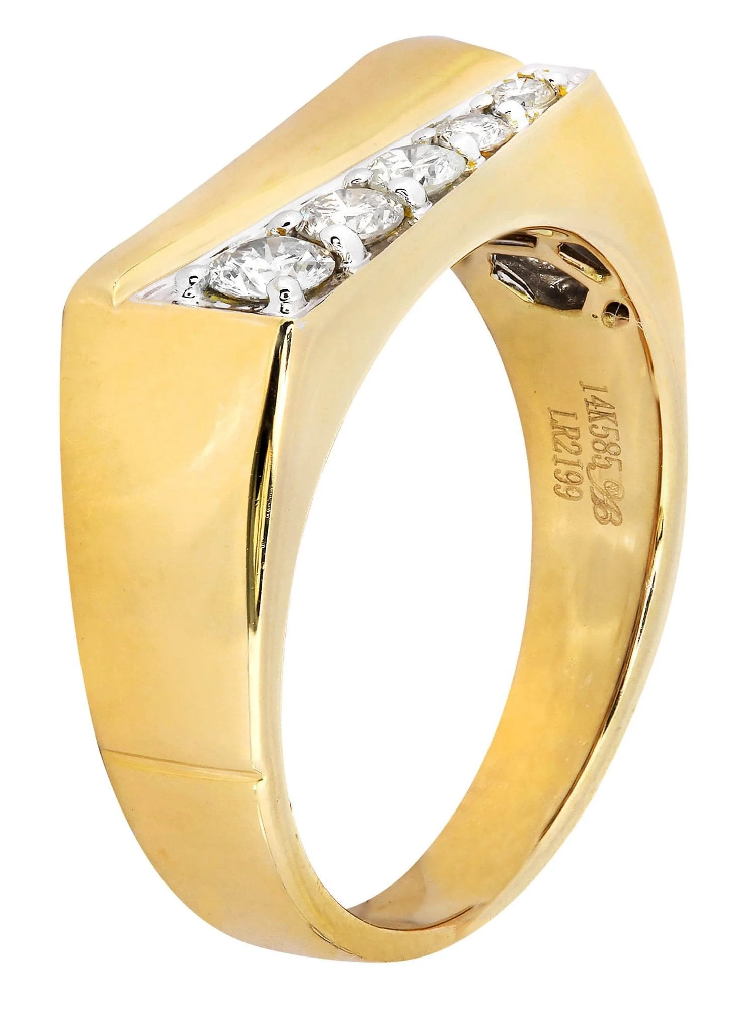 Mens Diamond Ring / Pinky Diamond Ring| 0.39 Carats - Image 2