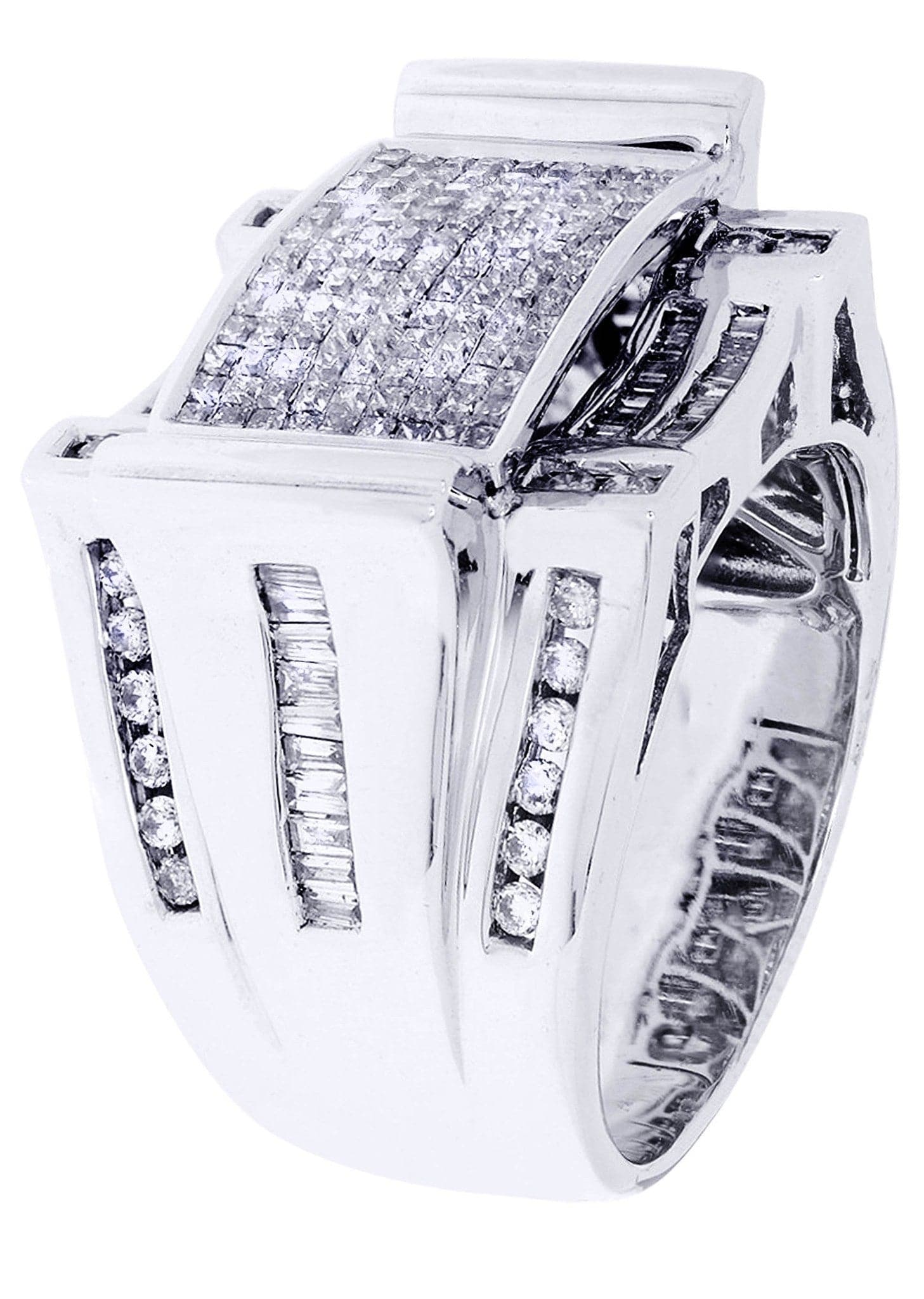 White Gold Mens Diamond Ring| 0.43 Carats| 17.78 Grams - Image 2