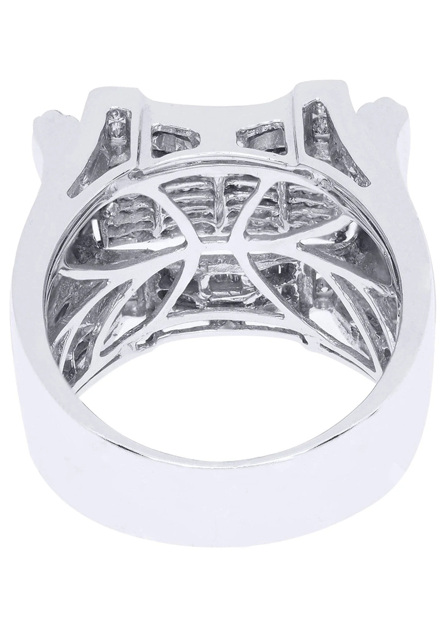 White Gold Mens Diamond Ring| 0.43 Carats| 17.78 Grams - Image 3