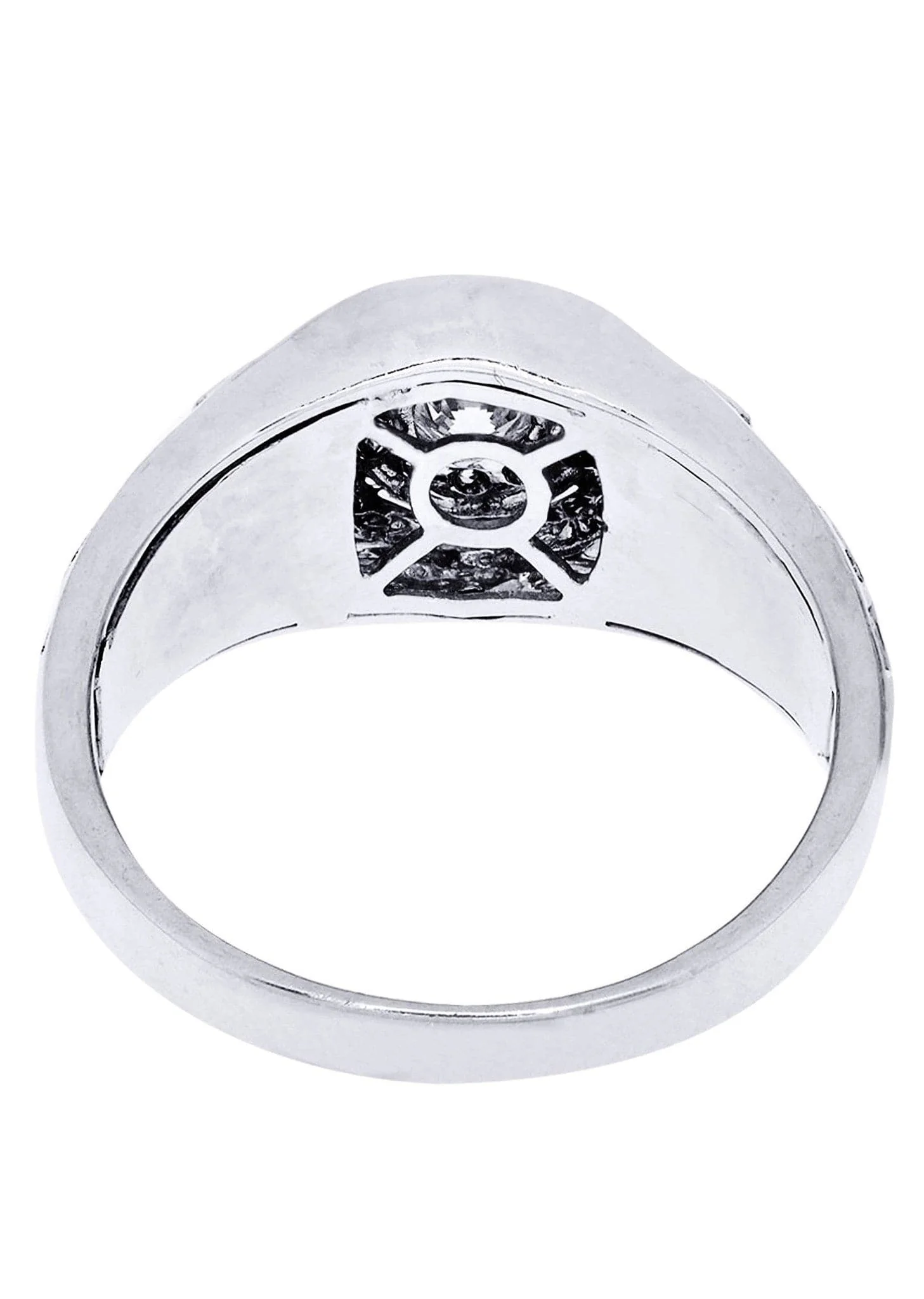White Gold Mens Diamond Ring| 0.53 Carats| 6.28 Grams - Image 3