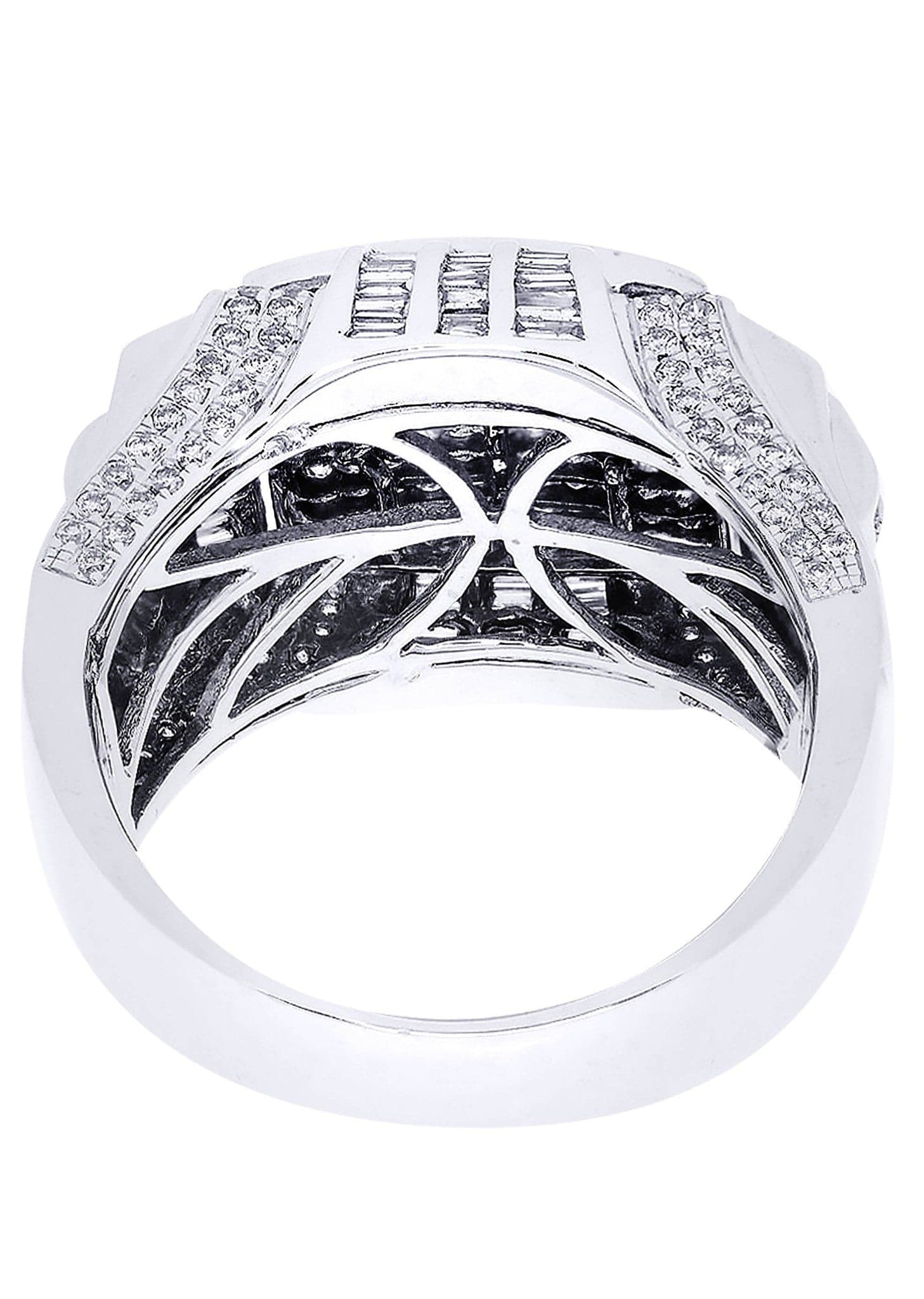 White Gold Mens Diamond Ring| 0.6 Carats| 13.73 Grams - Image 3