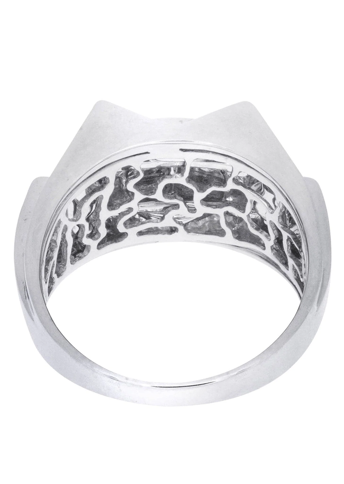 White Gold Mens Diamond Ring| 0.86 Carats| 11.02 Grams - Image 3