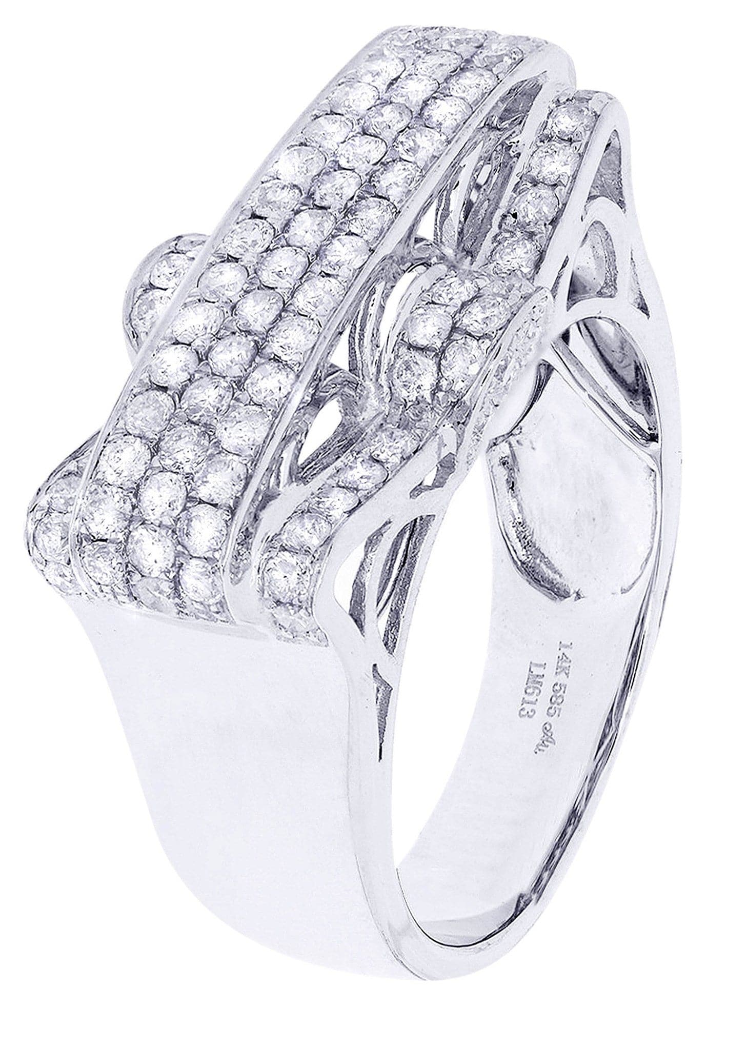 White Gold Pinky Diamond Ring| 1.54 Carats| 10.98 Grams - Image 2