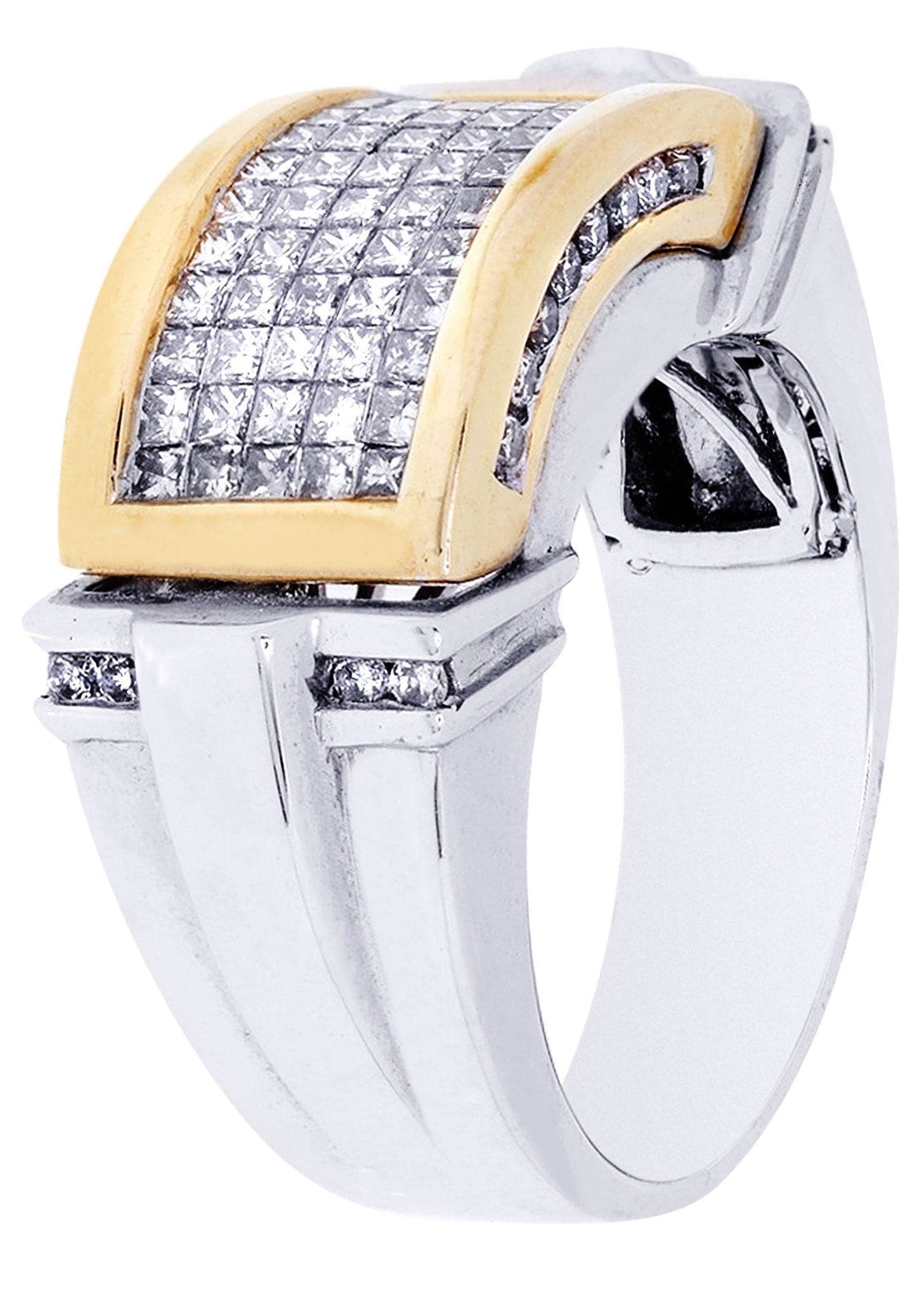 White Gold Mens Diamond Ring| 1.61 Carats| 13.72 Grams - Image 2