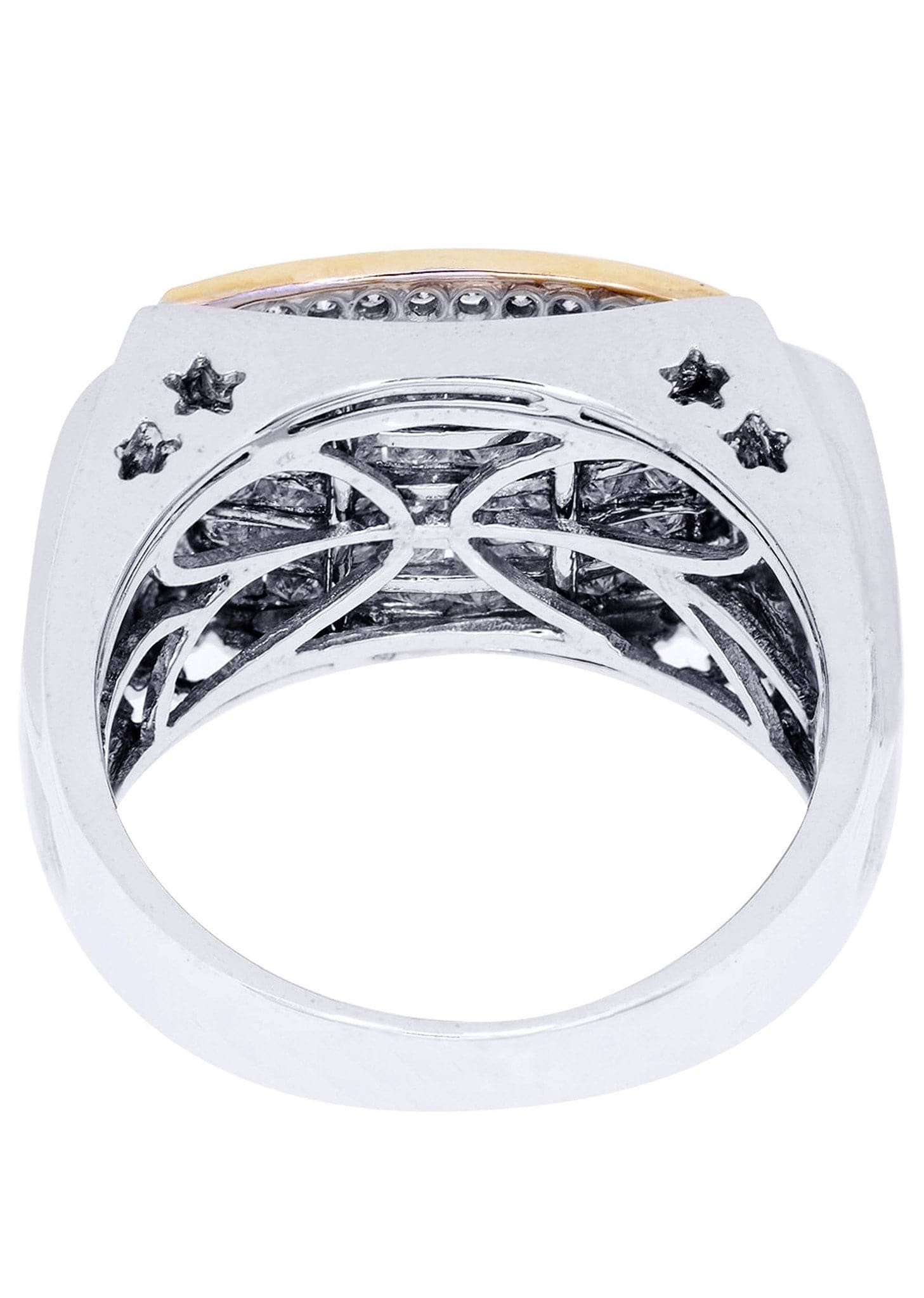 White Gold Mens Diamond Ring| 1.68 Carats| 11.24 Grams - Image 3