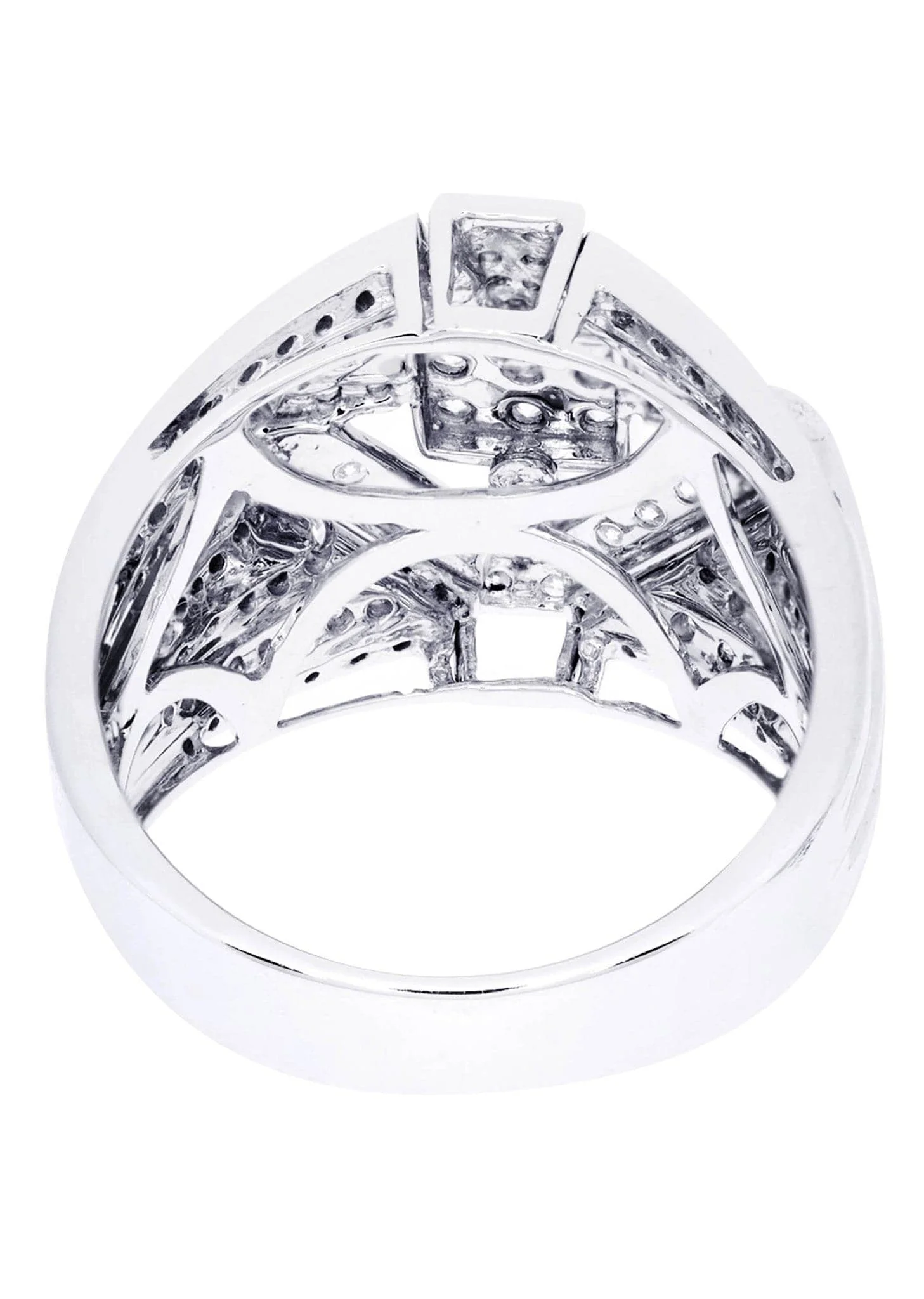 White Gold Mens Diamond Ring| 1.85 Carats| 14.13 Grams - Image 3