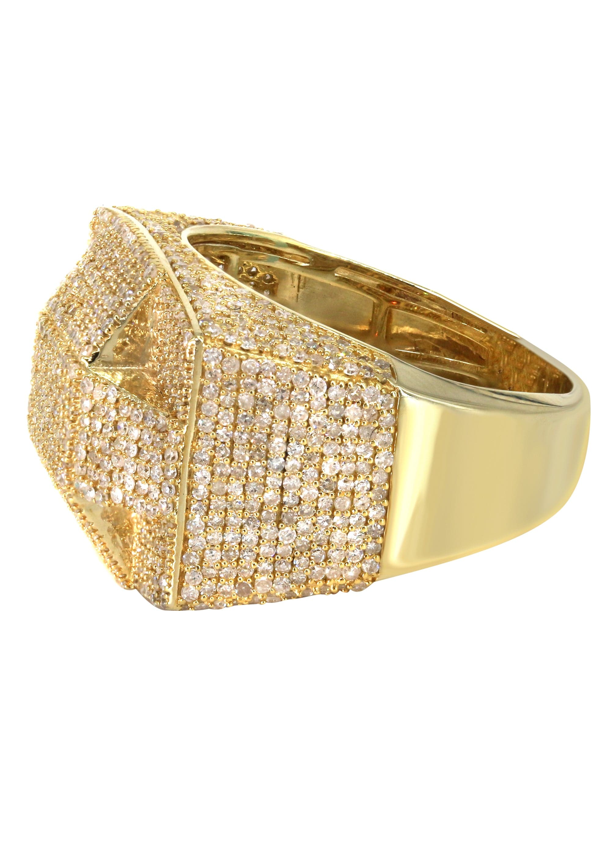 Mens Diamond Pinky Ring  | 3.65 Carats | 9.6 Grams - Image 2