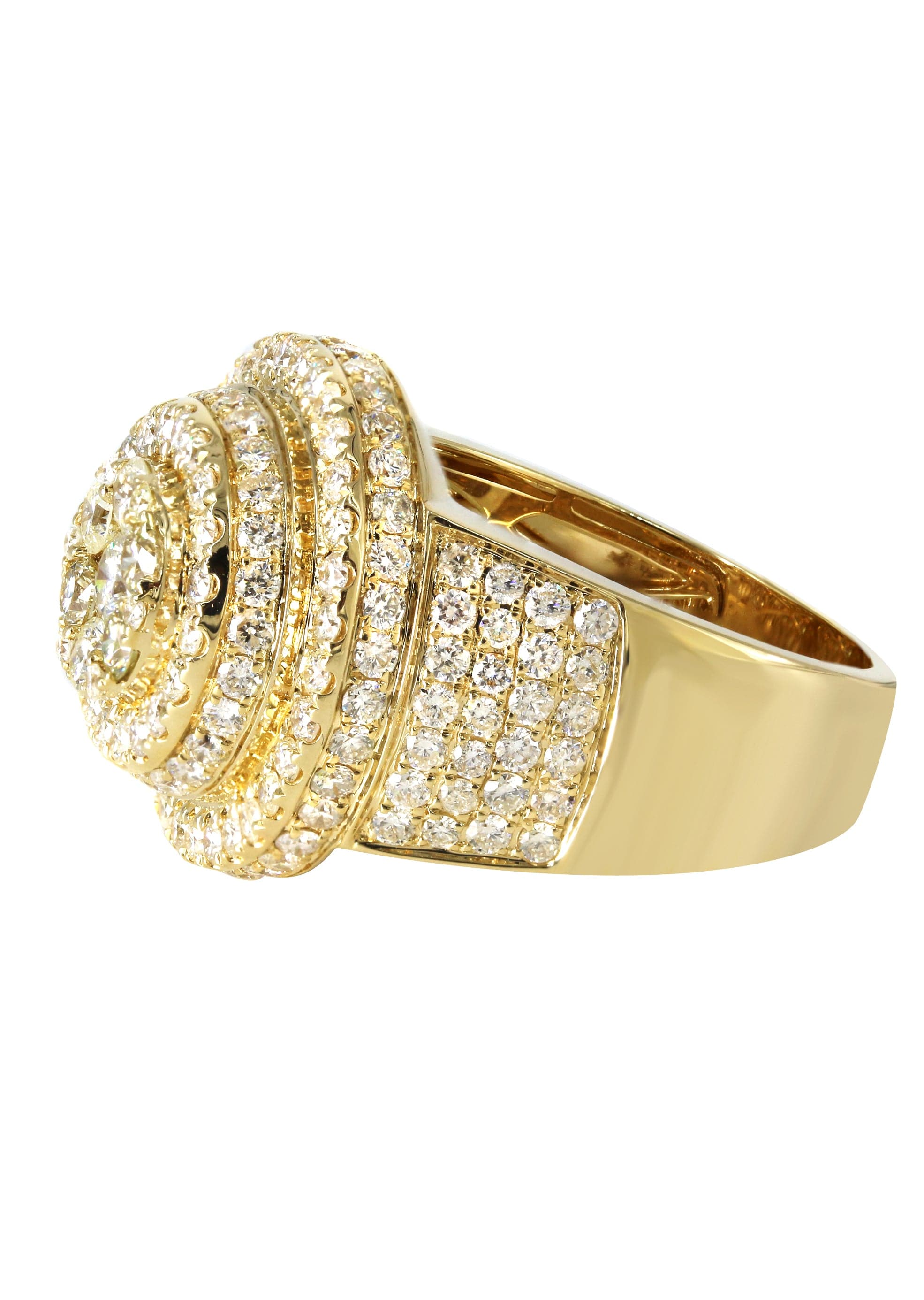 Mens Diamond Pinky Ring  | 4.25 Carats | 12.2 Grams - Image 2