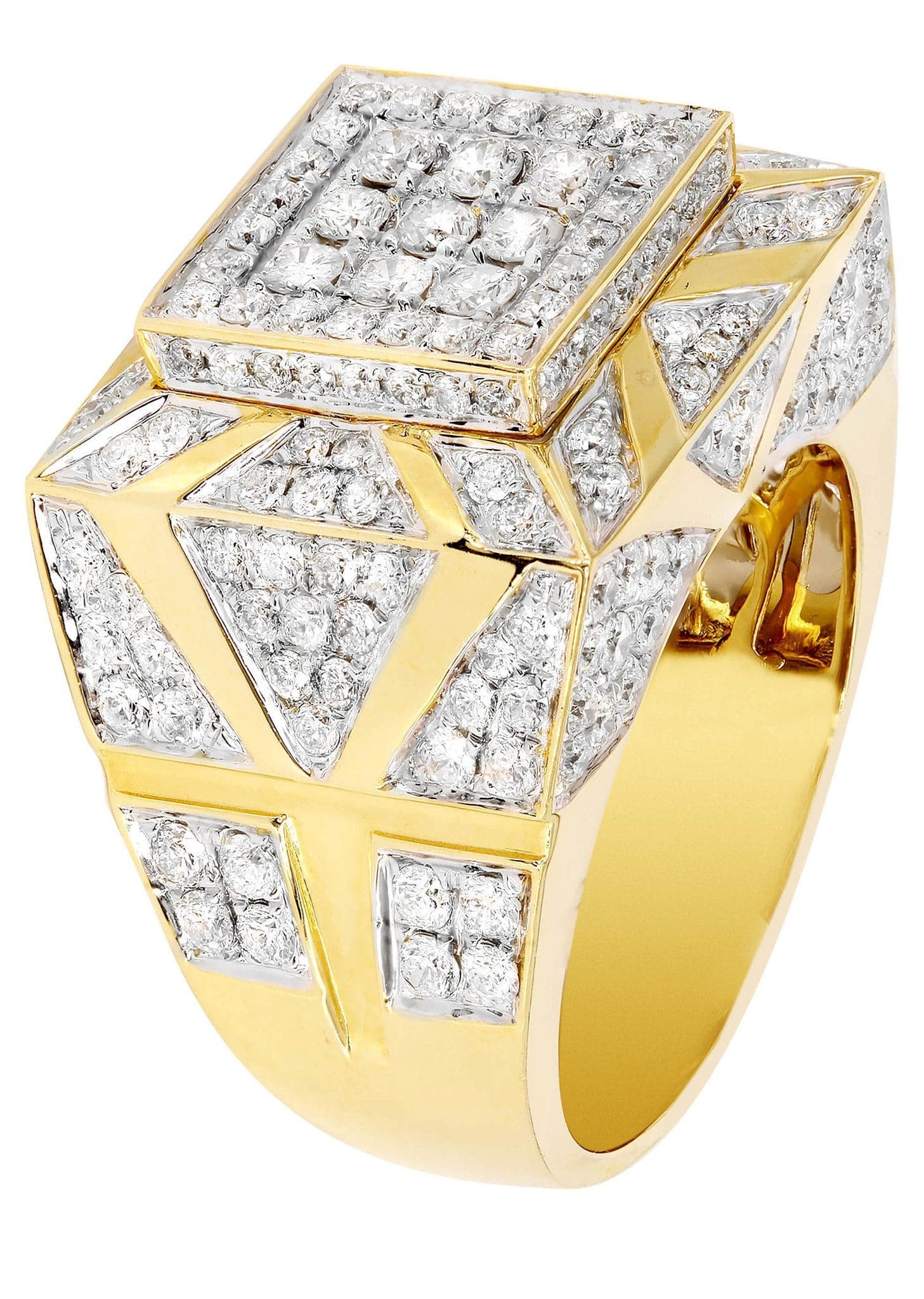 Mens Diamond Ring / Pinky Diamond Ring| 3.66 Carats - Image 2