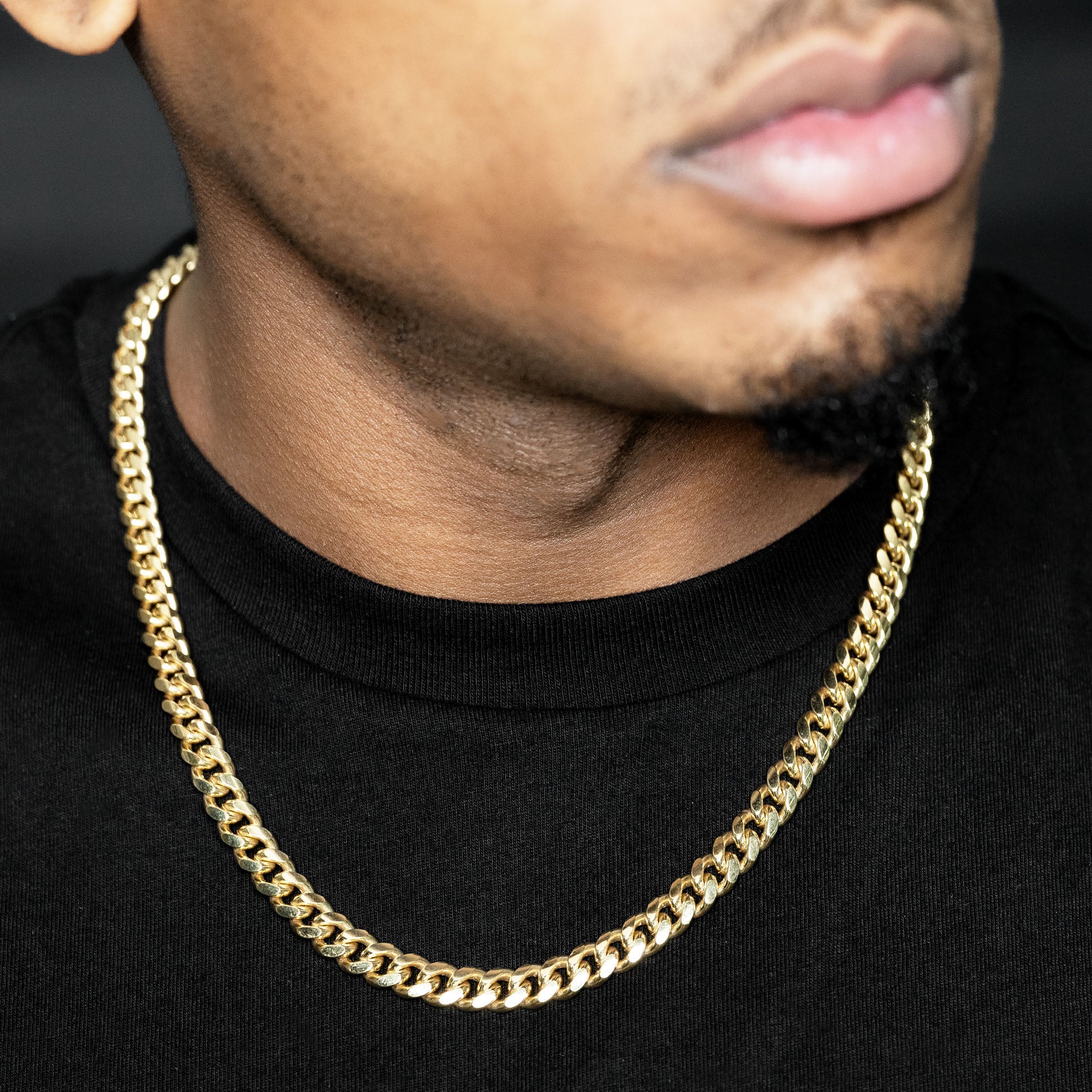 10K Gold Miami Cuban Necklace / 8 MM - Image 3