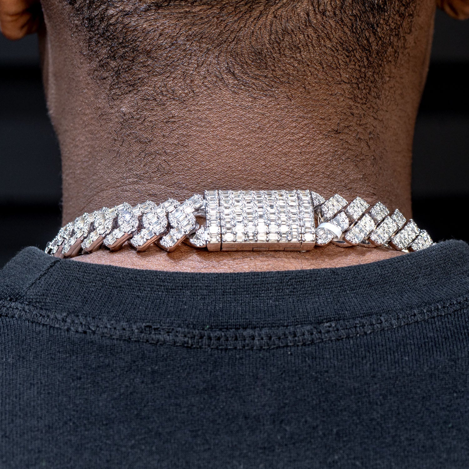 High End Jewelry - Iced Out Baguette Miami Cuban Link Chain - Image 4