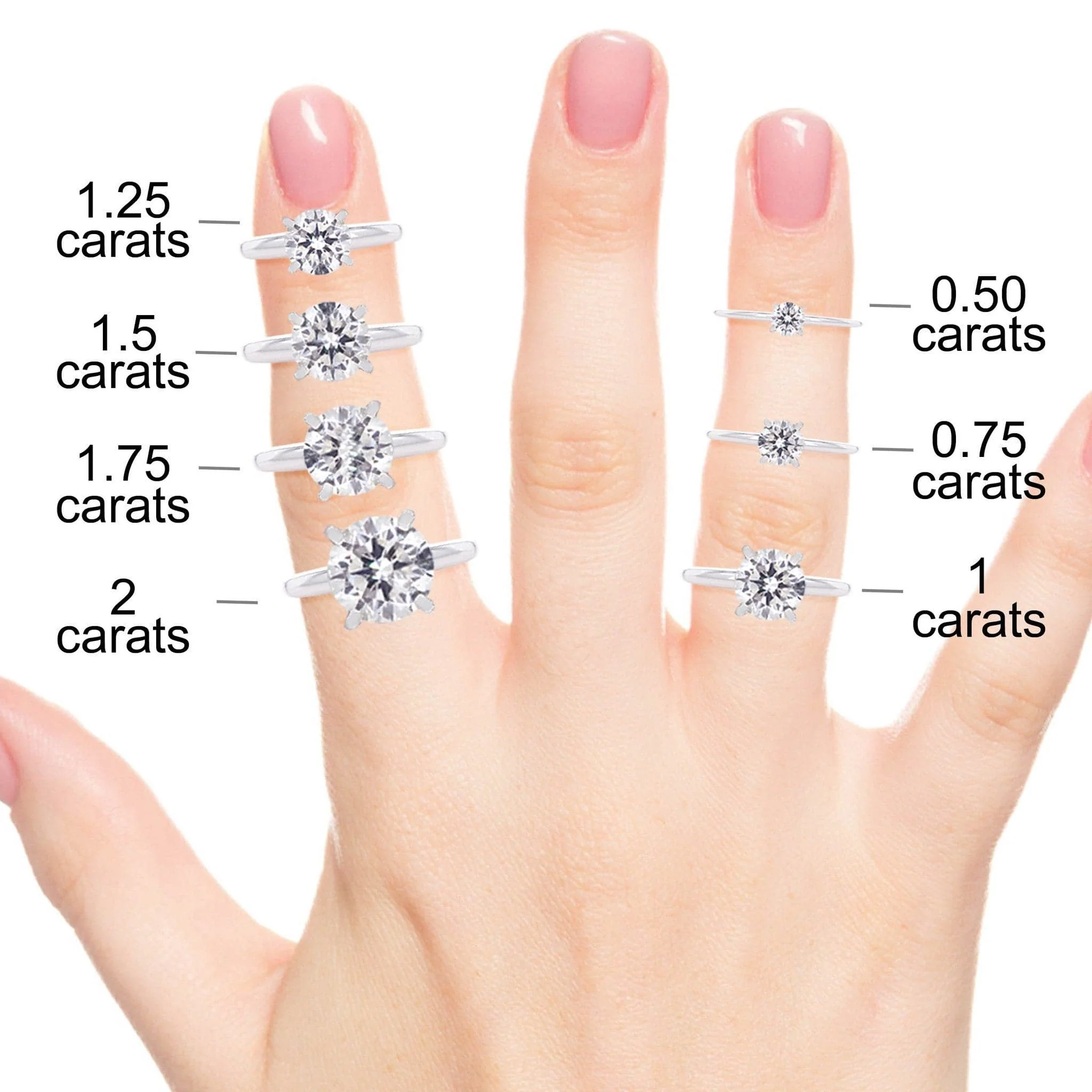 Pave Diamond Engagement Ring Amanda 14K Rose Gold - Image 6
