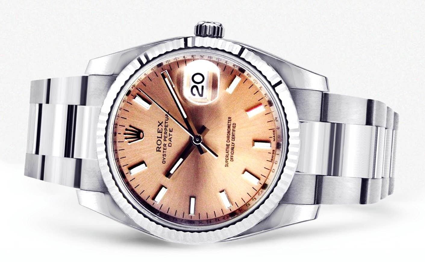 Rolex Date | Stainless Steel | 34 Mm - Image 2