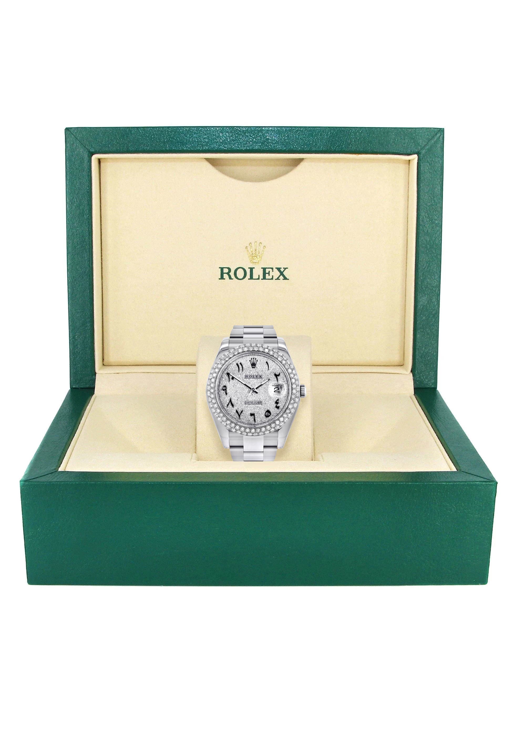 Rolex Datejust II Watch | 41 MM | Diamond Arabic Numeral Dial | Two Row | Oyster Band - Image 6