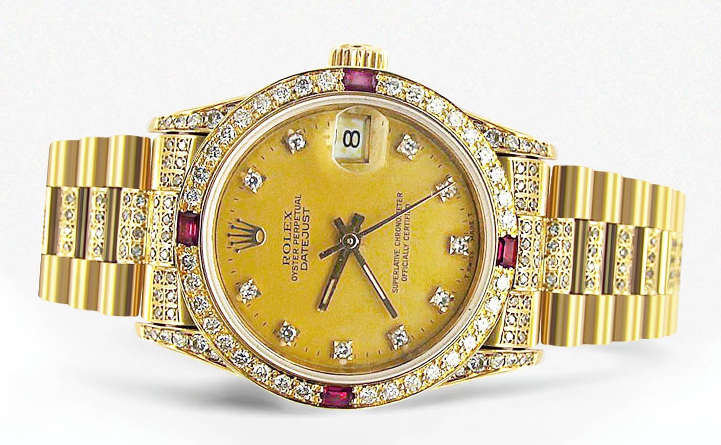 Rolex Datejust Watch For Women | Yellow Gold | 31 Mm - Image 6