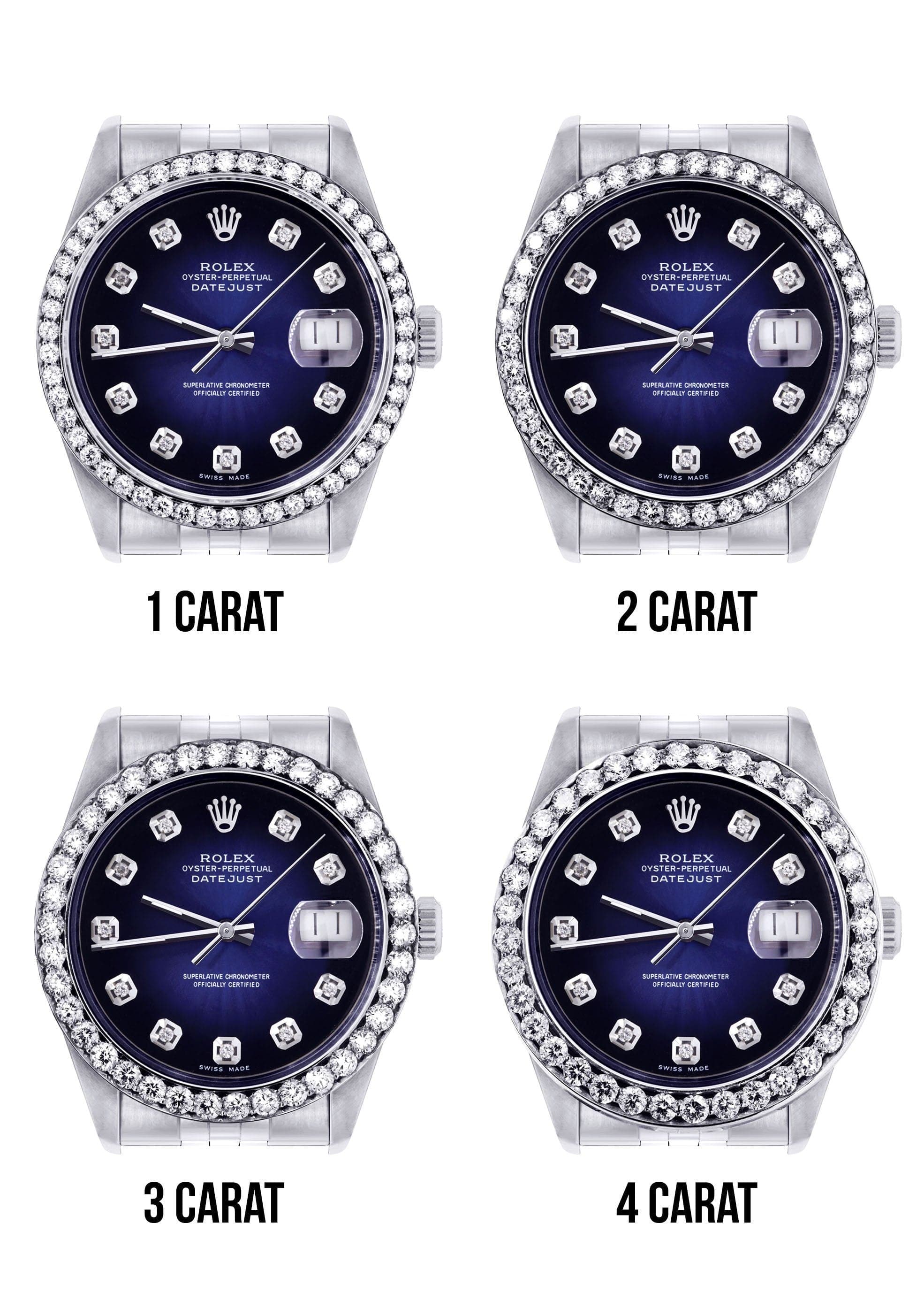 116200 | Hidden Clasp | Mens Rolex Datejust Watch | 36Mm | Blue Dial | Jubilee Band - Image 7