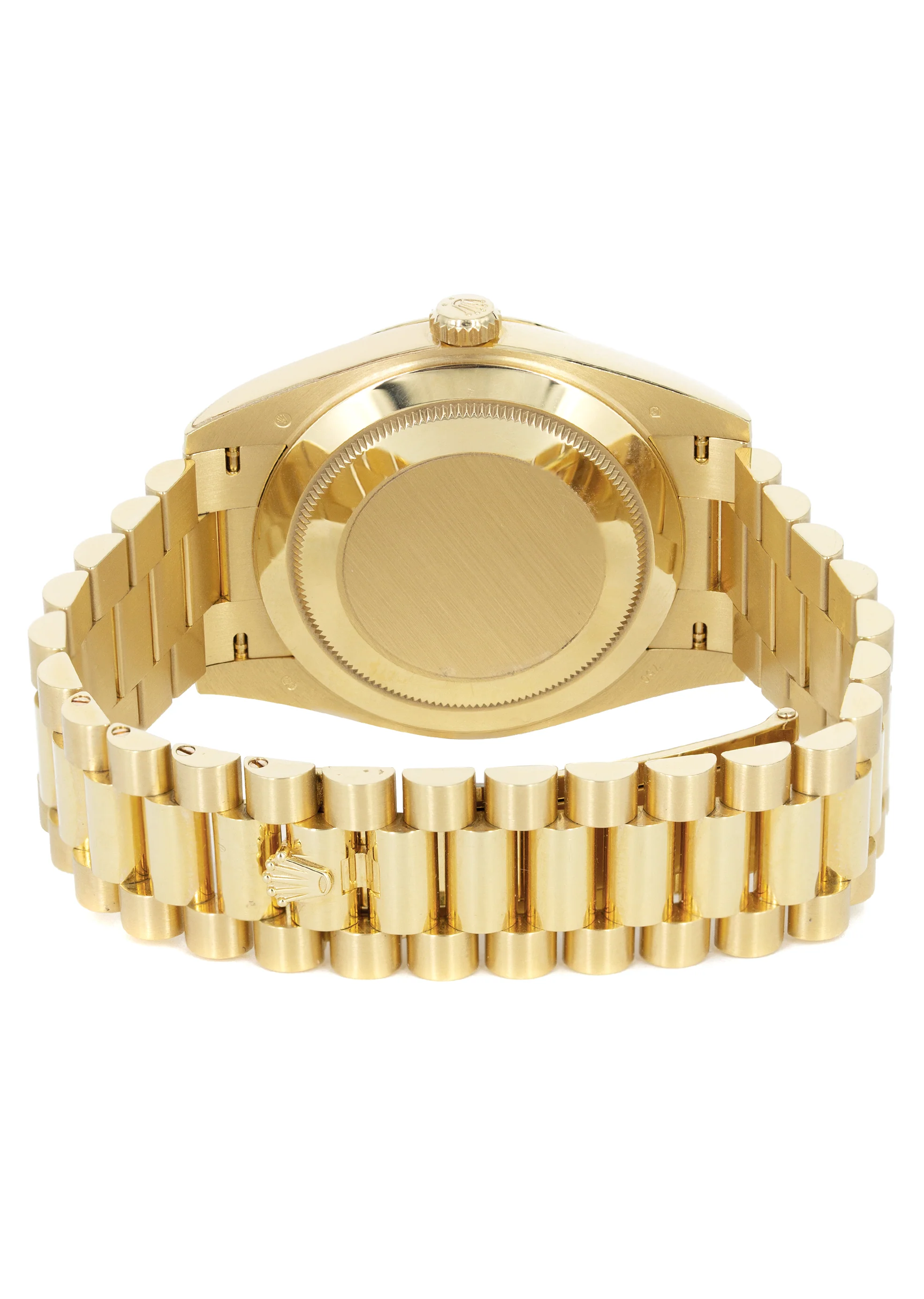 Rolex Day-Date 40 Presidential | 18k Yellow Gold 228238 | Black Diamond Baguette Dial | Fluted Bezel - Image 2