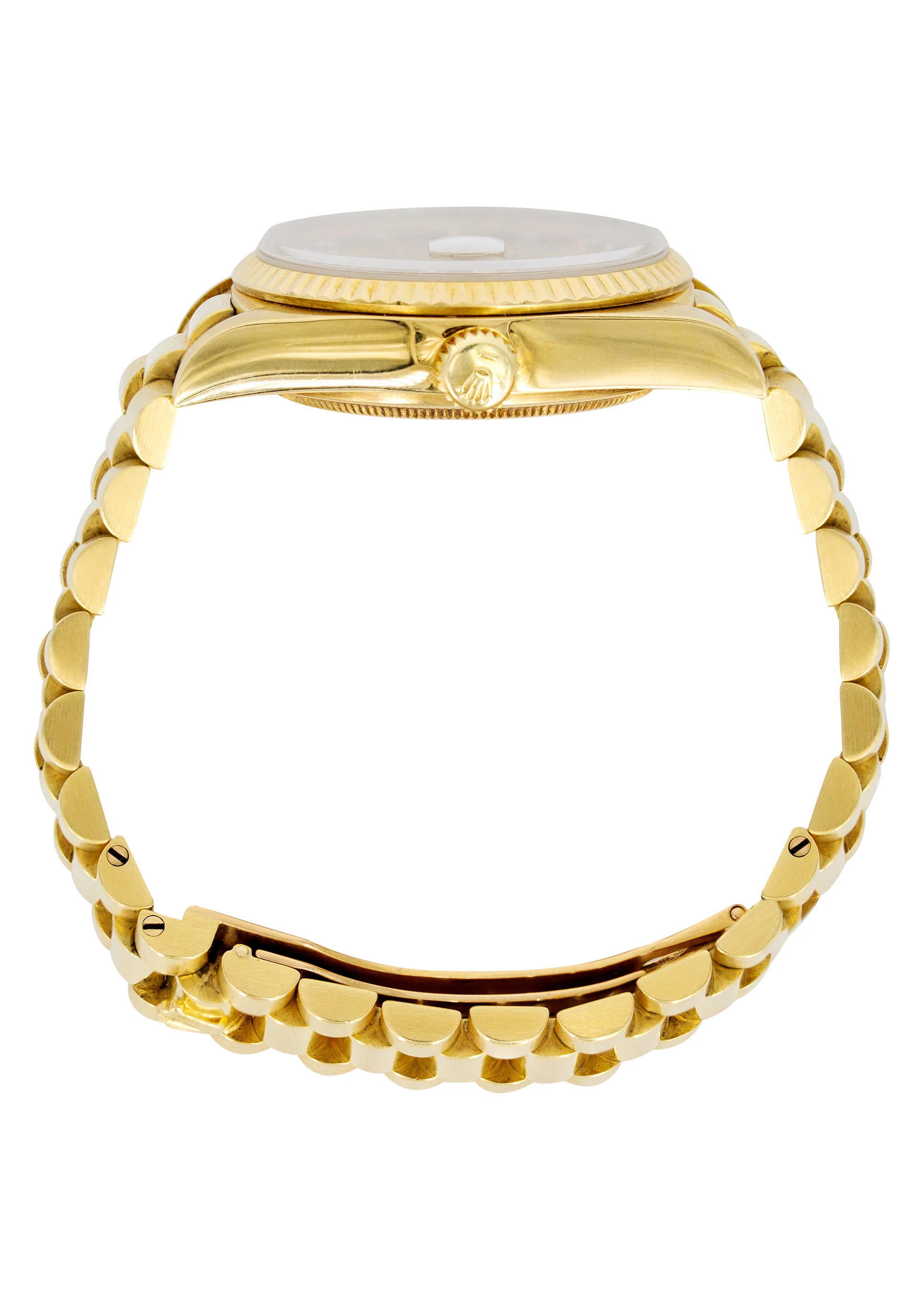 Rolex Day-Date 40 Presidential | 18k Yellow Gold 228238| Silver Roman Dial | Fluted Bezel - Image 3