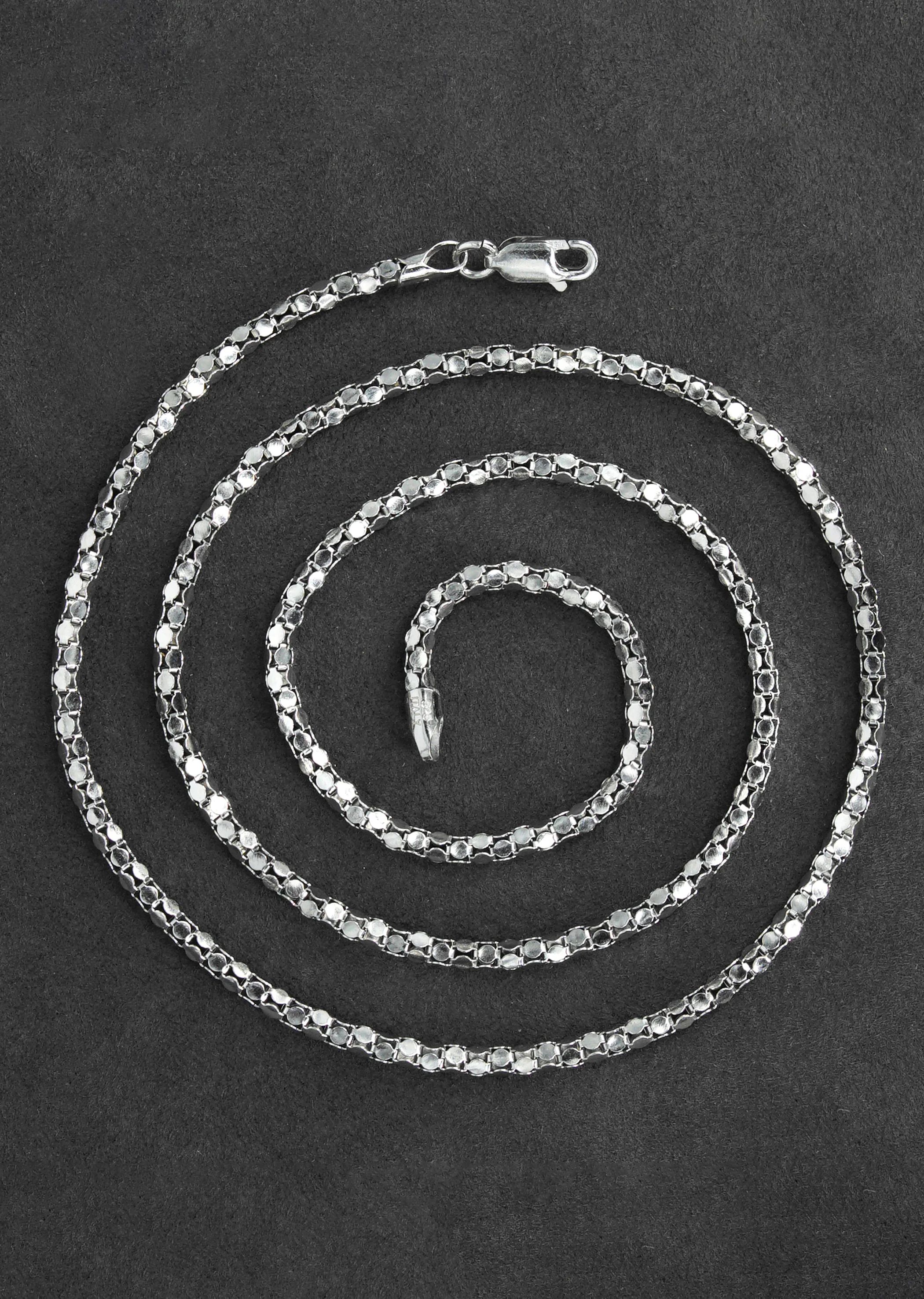 Silver Chain - Mens White Chain / Coreana Chain / 2 MM - Image 5