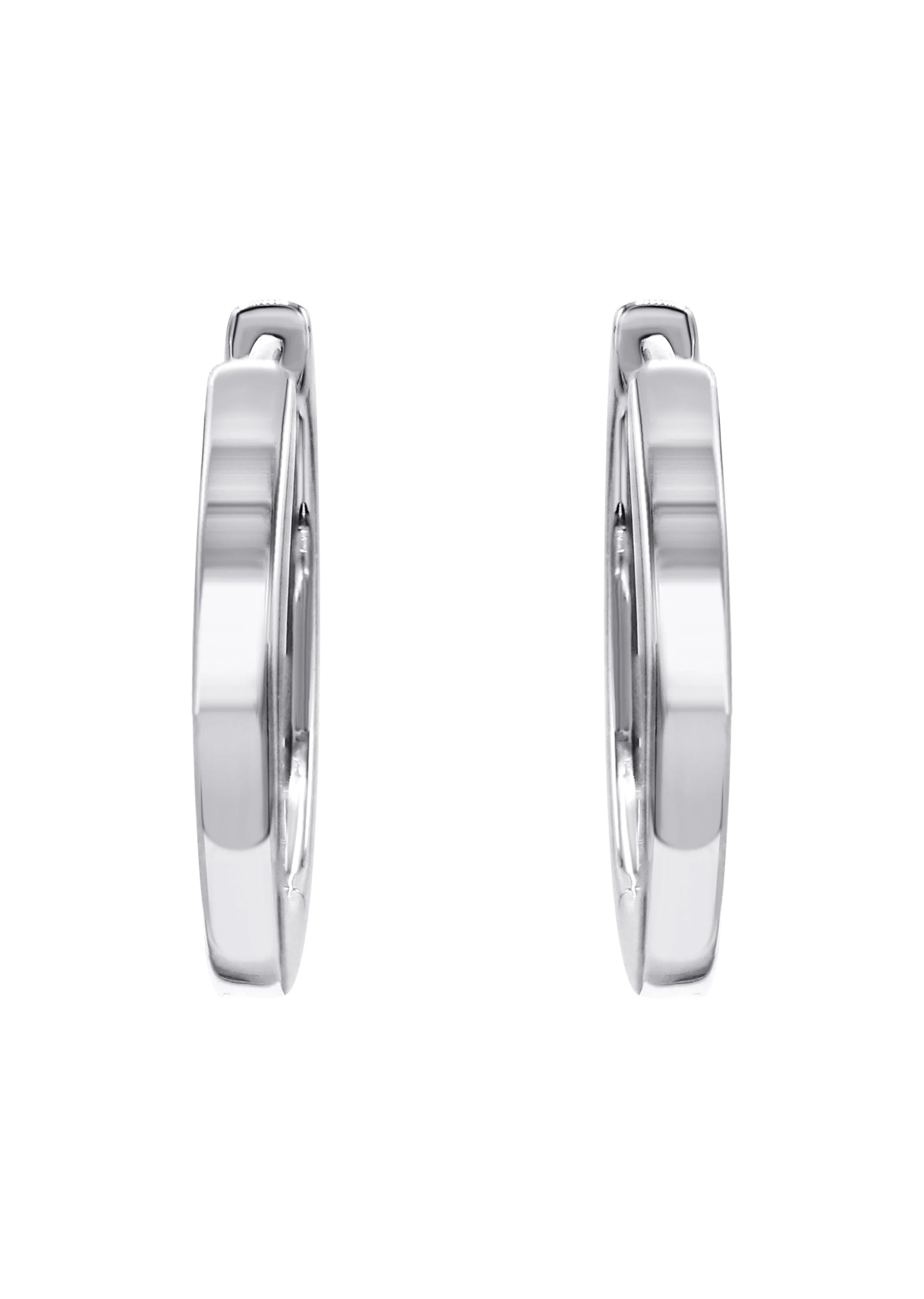 Silver Hoop Earring | Appx. 2.7 Grams