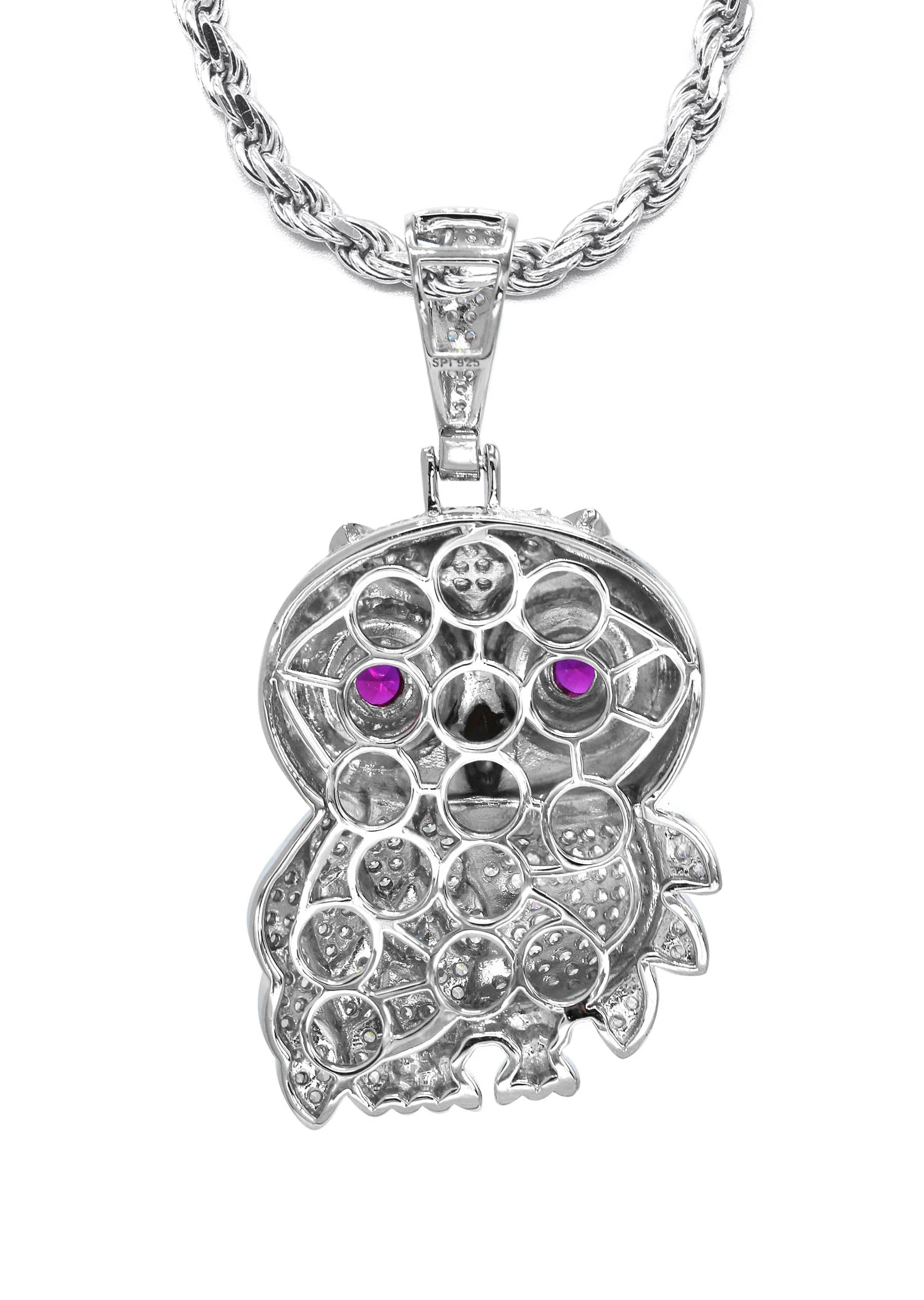 Silver Owl Necklace | 31 Grams - Image 3