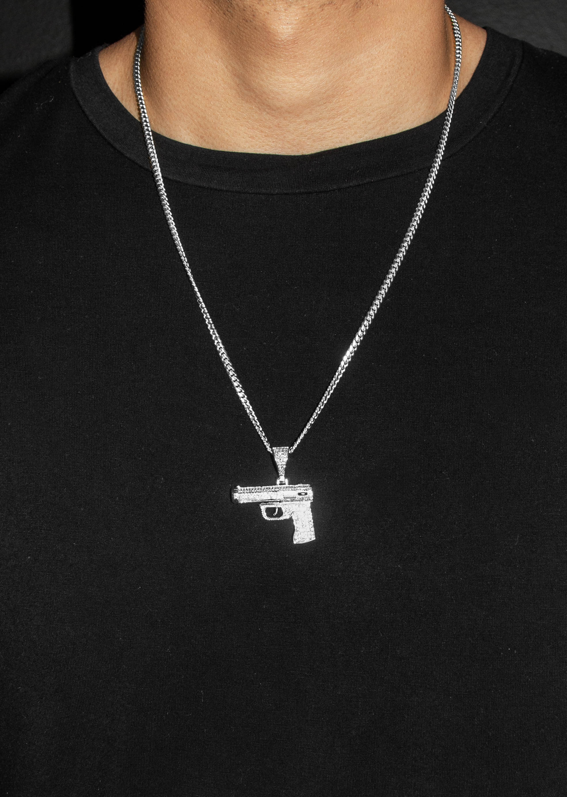 Silver Gun Necklace | 23 Grams - Image 5