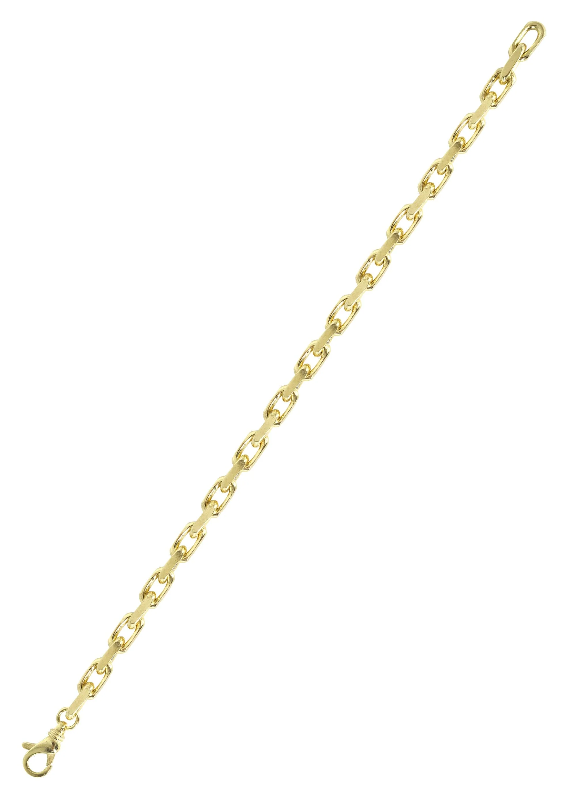 Solid Men's Hermes Bracelet - 10K / 14K Yellow Gold - Image 3