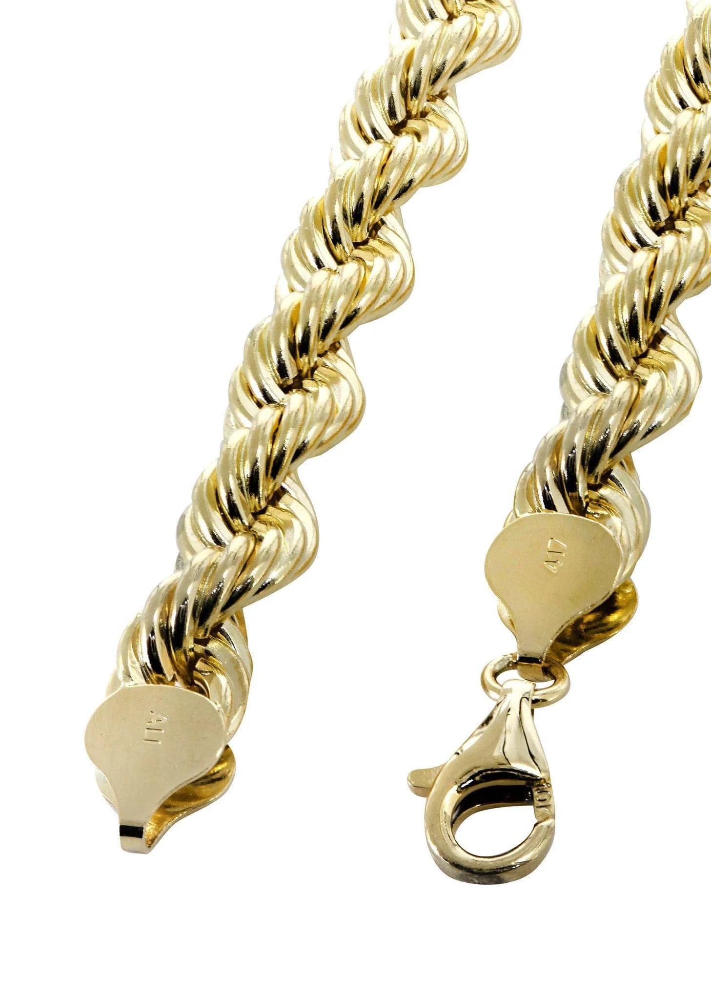 Solid Rope Chain - 14K Gold - Image 4