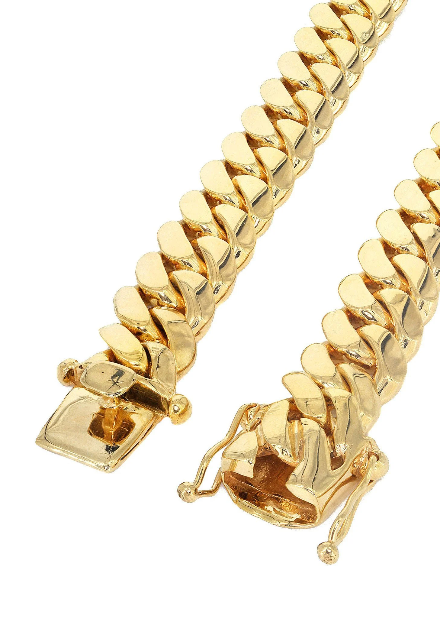 Womens Chain - Solid Miami Cuban Link 10K Gold - Image 4