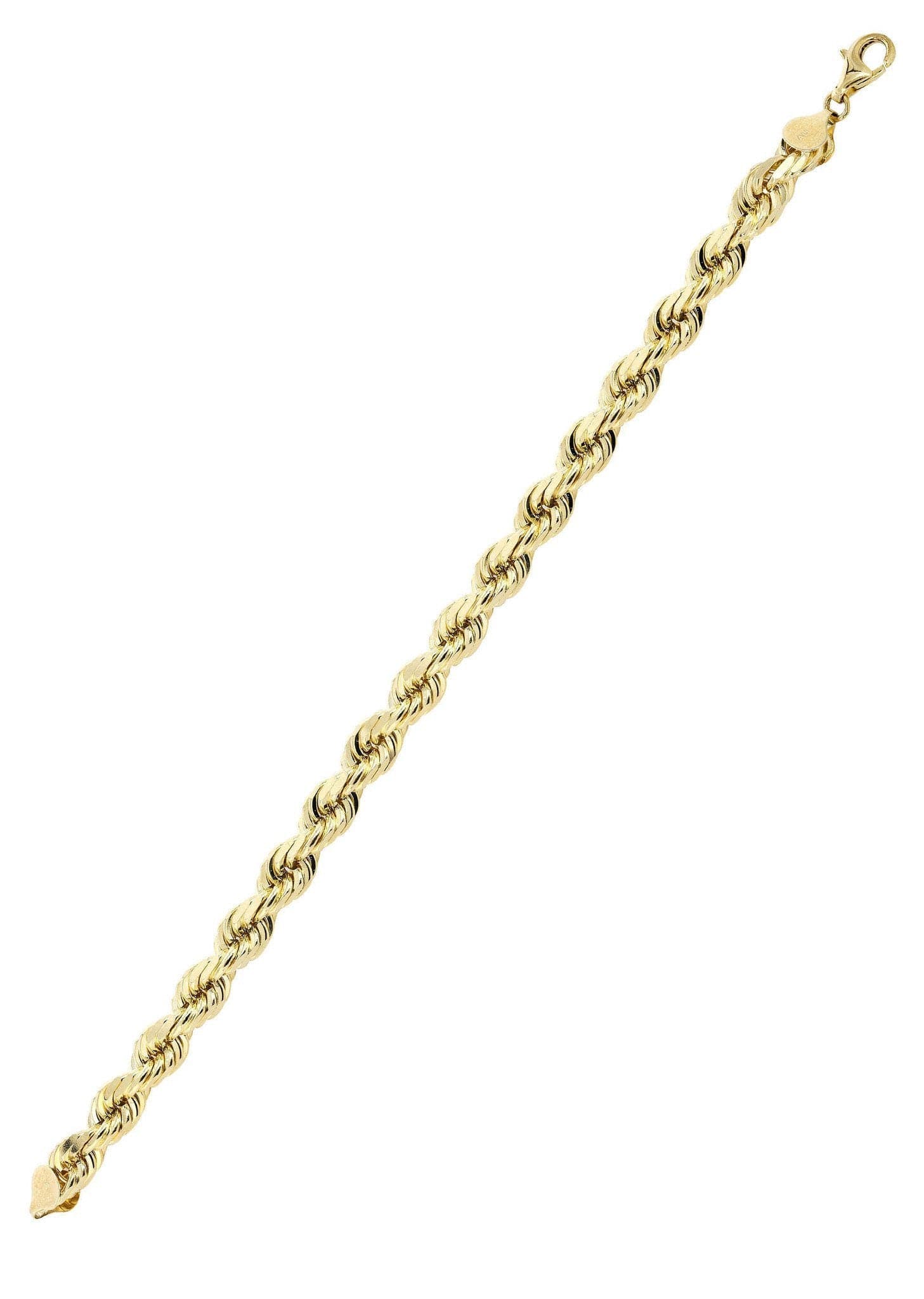 14K Gold Bracelet Solid Rope For Women - Image 3