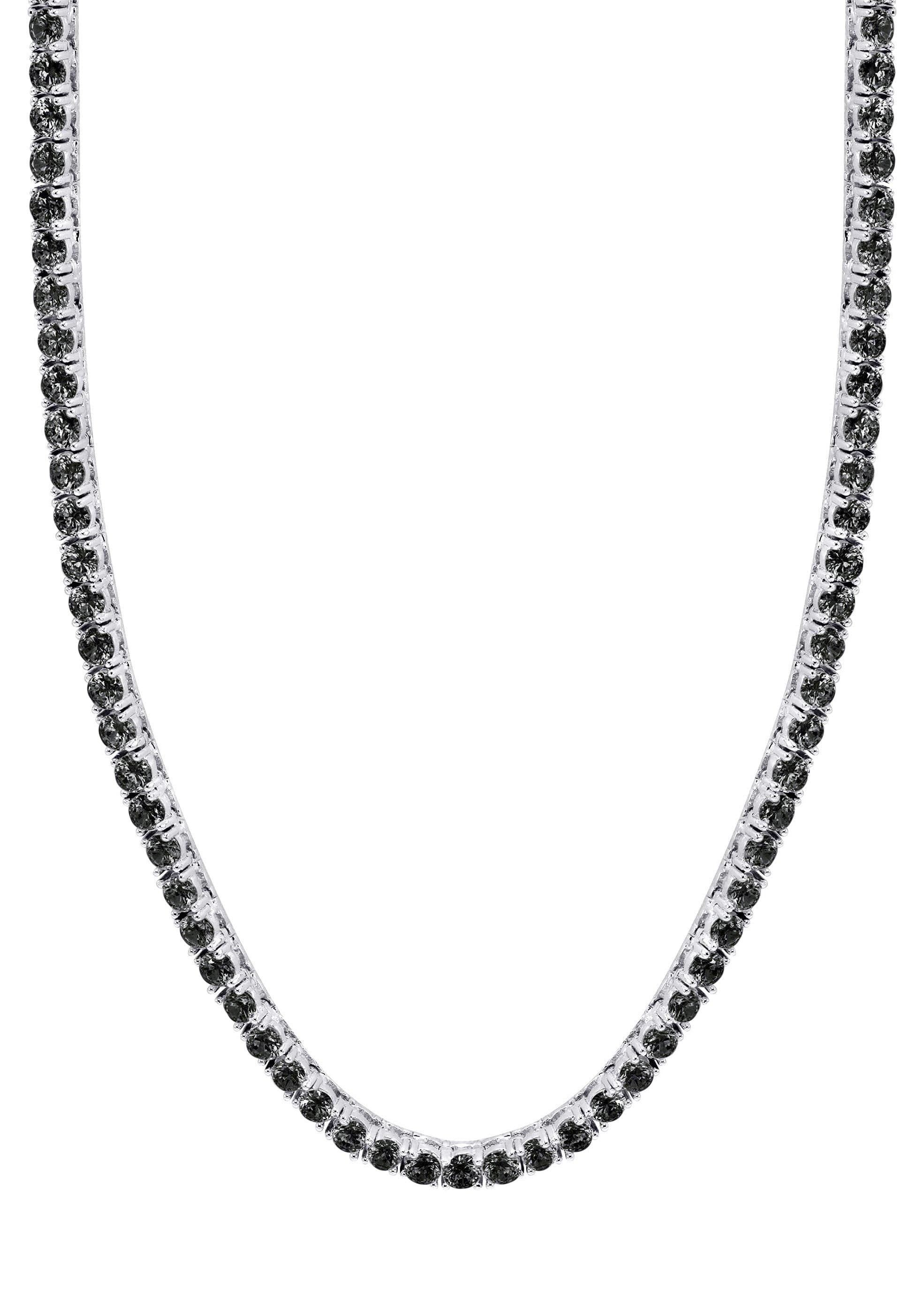 Women Jewelry - Diamond Necklace For Women | Black Diamond Tennis Chain - Image 4