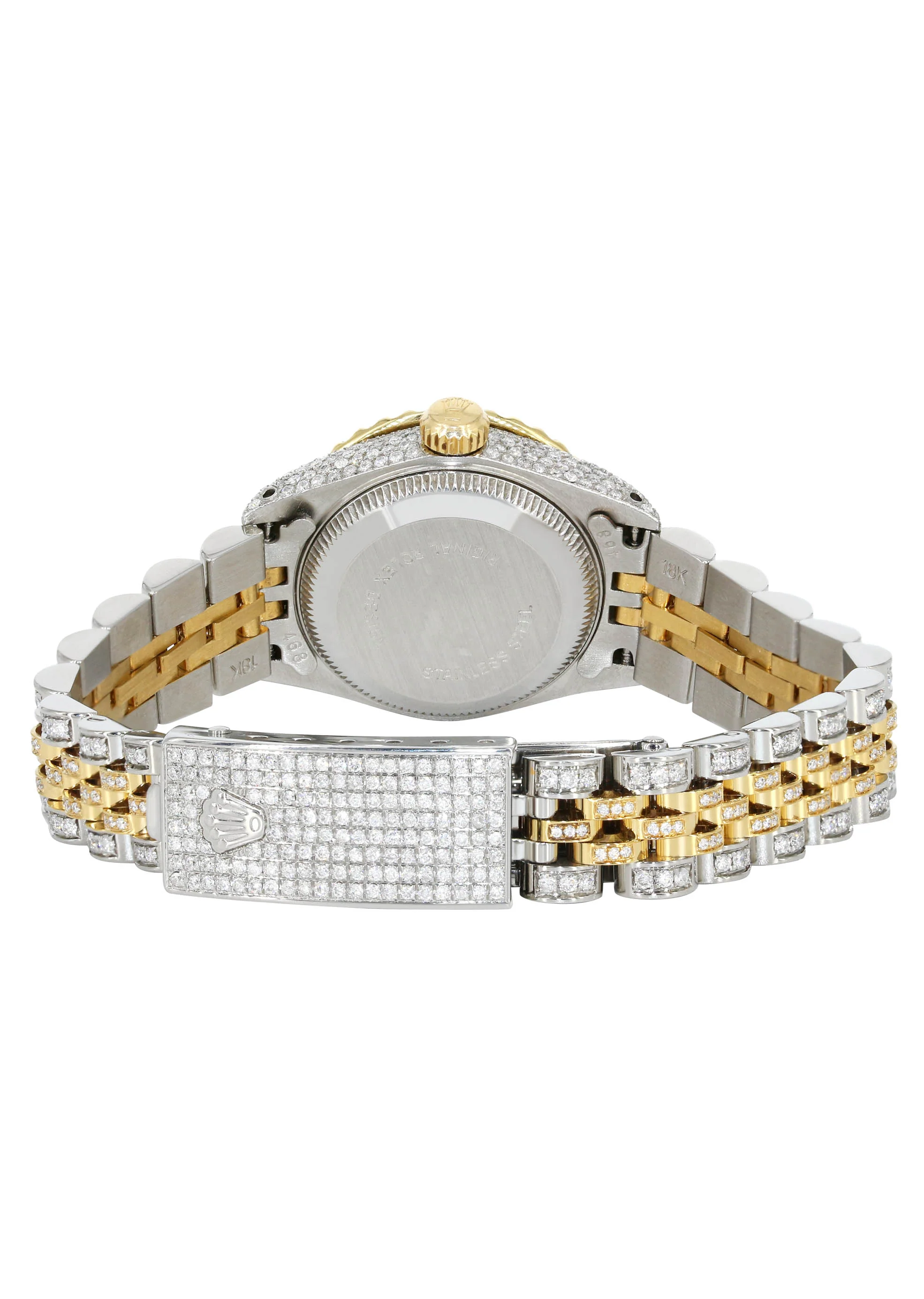 Womens Diamond Gold Rolex Watch | 26Mm | White Dial | Jubilee Band - Image 4