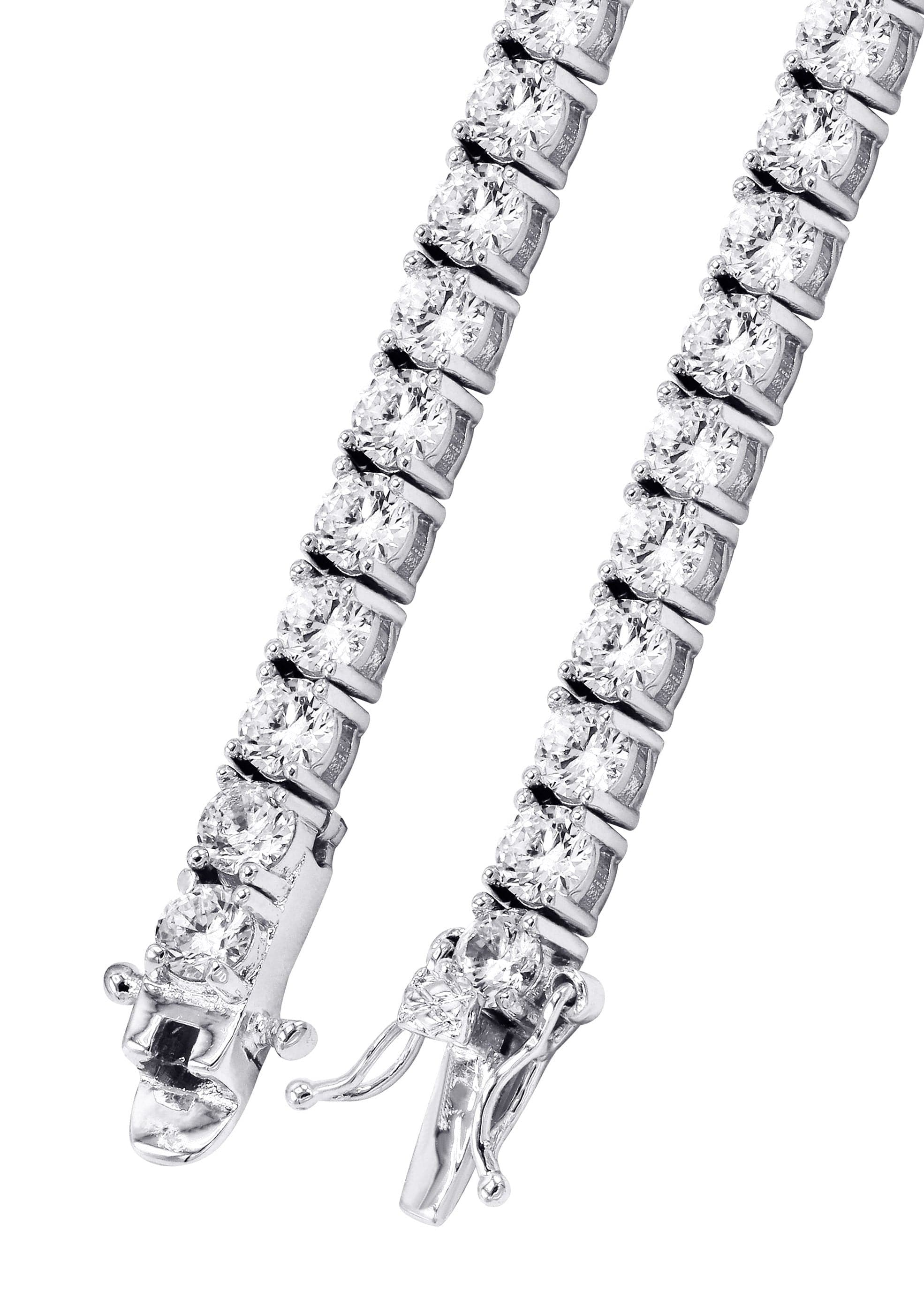 Women Jewelry - Diamond Necklace For Women | Tennis Chain 14K White Gold - Image 3