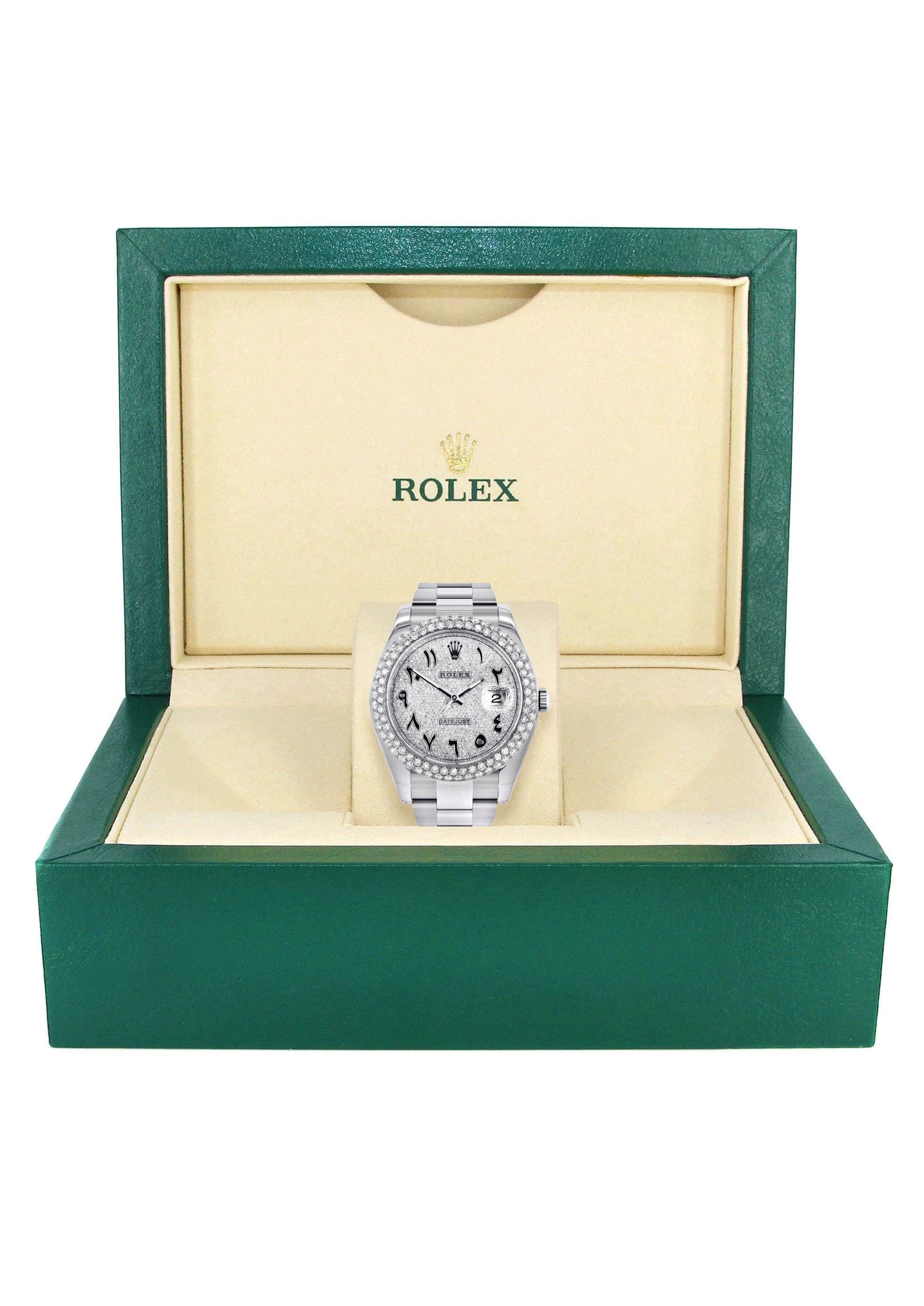Womens Rolex Datejust II Watch | 41 MM | Diamond Arabic Numeral Dial | Two Row | Oyster Band - Image 5