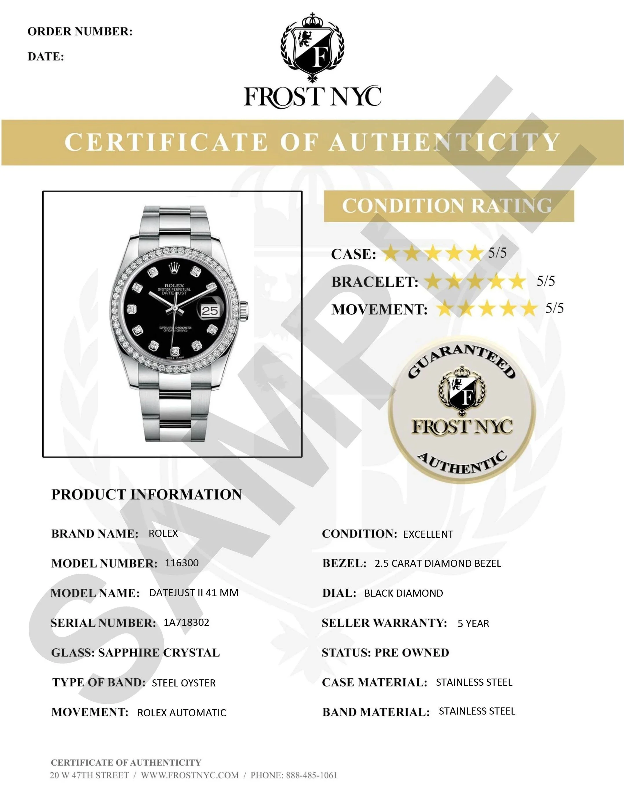 Womens Rolex Datejust Watch 16200 | Fluted Bezel | 36Mm | Chrome Roman Numeral Dial | Fluted Bezel | Jubilee Band - Image 6