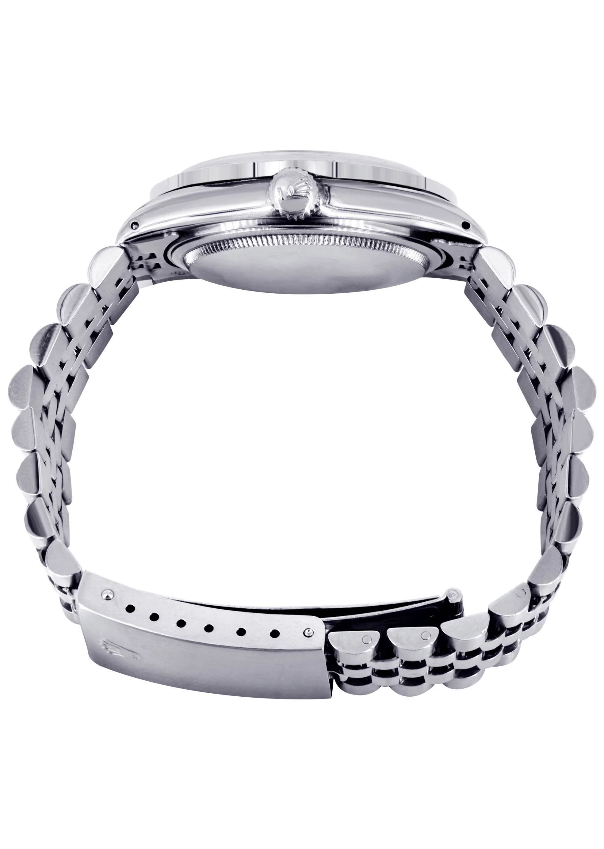 Womens Rolex Datejust Watch 16200 | Fluted Bezel | 36Mm | Diamond Dial | Fluted Bezel | Jubilee Band - Image 4