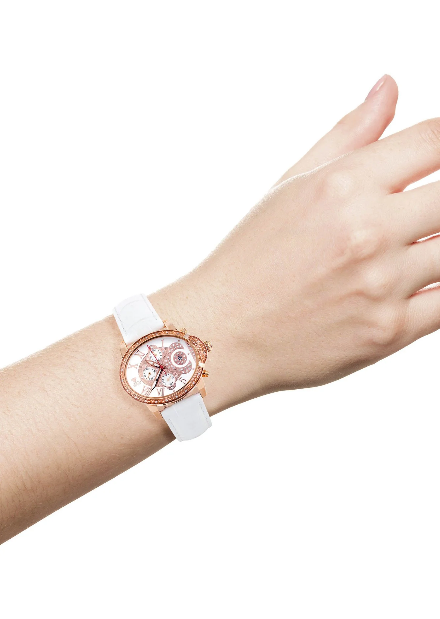 Womens Rose Gold Tone Diamond Watch | Appx 0.59 Carats - Image 4