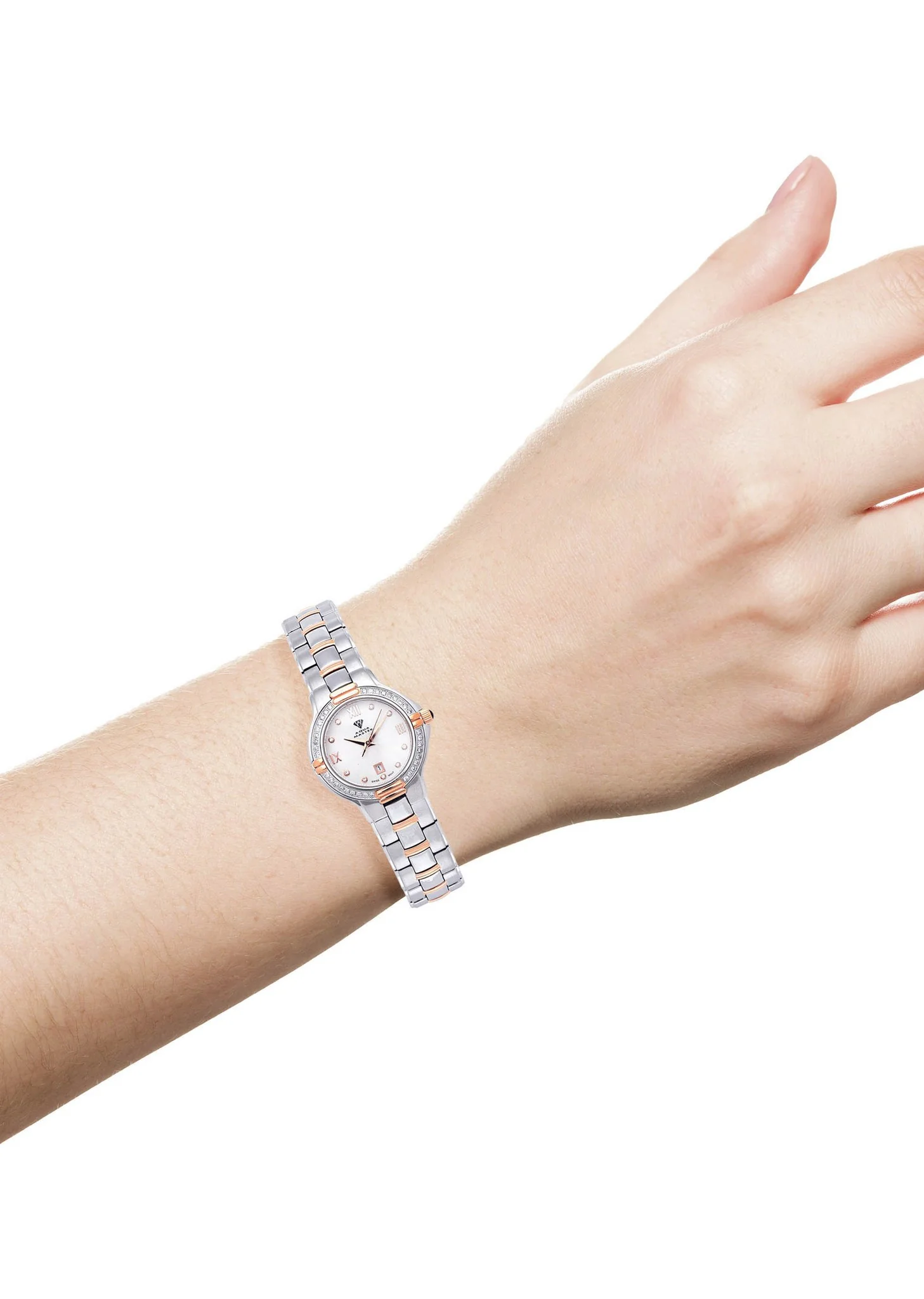 Womens Rose Gold Tone Diamond Watch | Appx 0.63 Carats - Image 4